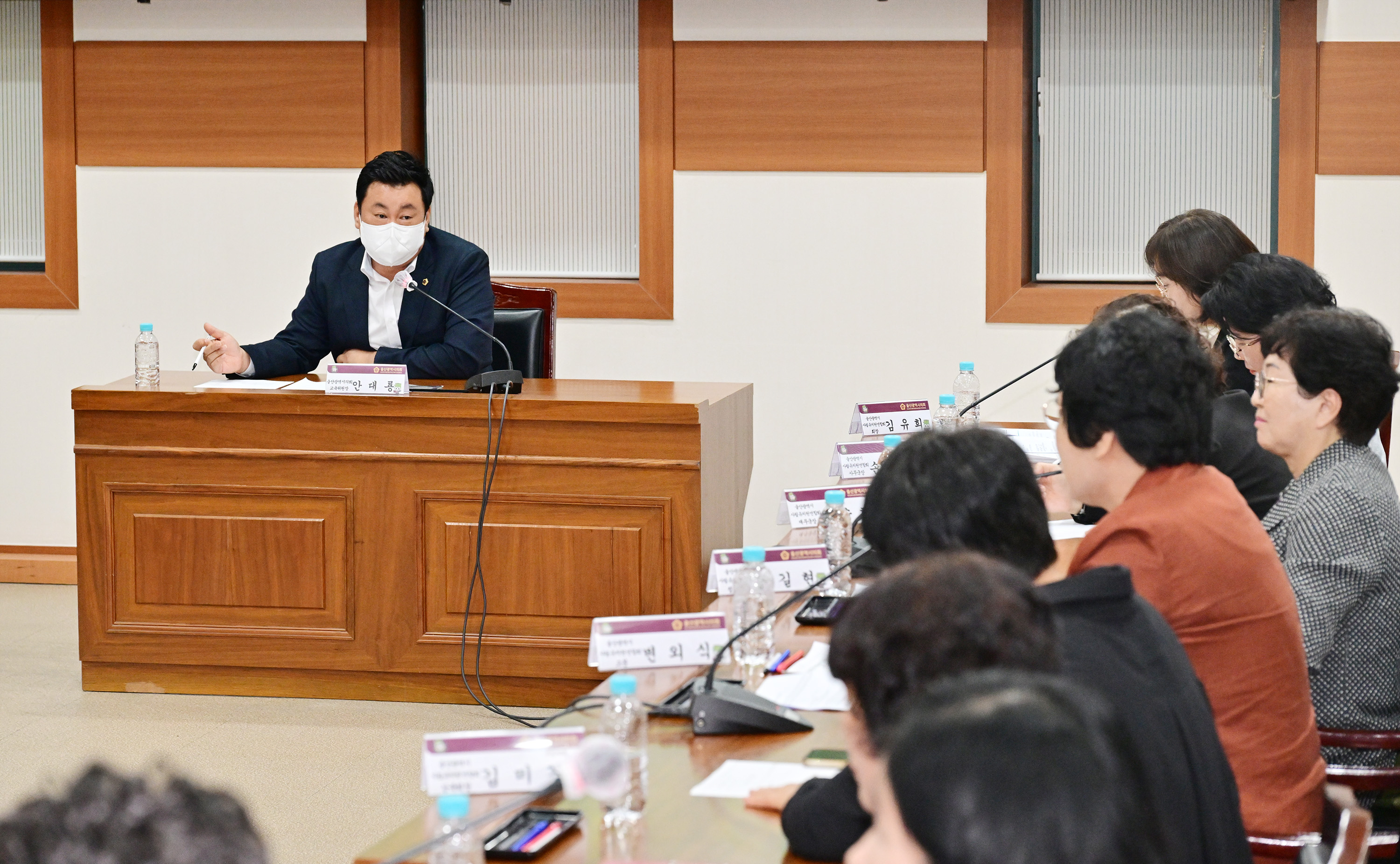 안대룡 교육위원장, 사립유치원 원장들과의 교육환경 현안 논의 간담회 4