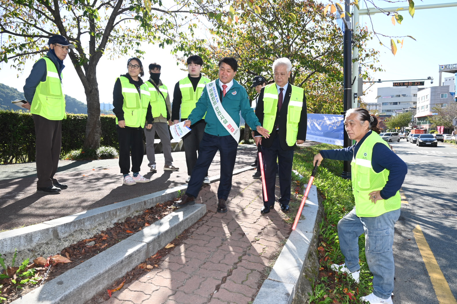 이성룡 의장, 보행약자를 위한 이동편의 안전시설 점검