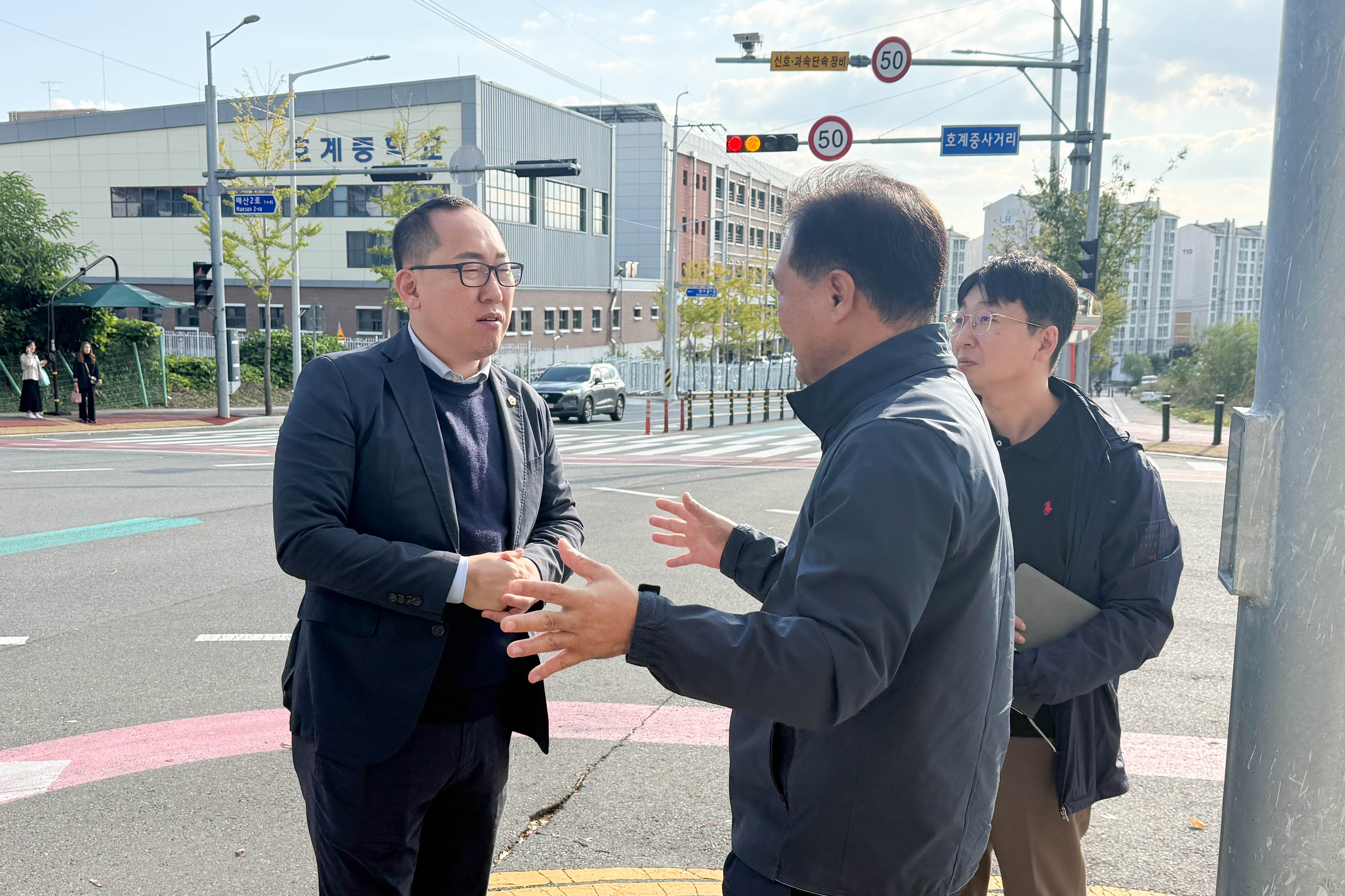 손근호 의원, 옹벽 민원 후속 간담회2