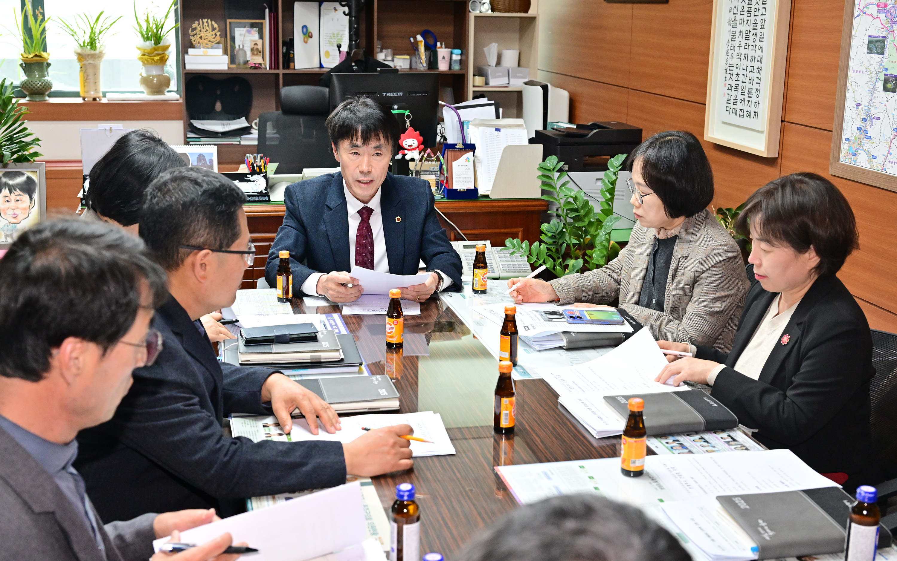 백현조 산업건설위원장, 두바이상공회의소 대표단 방문에 따른 관계부서 간담회3