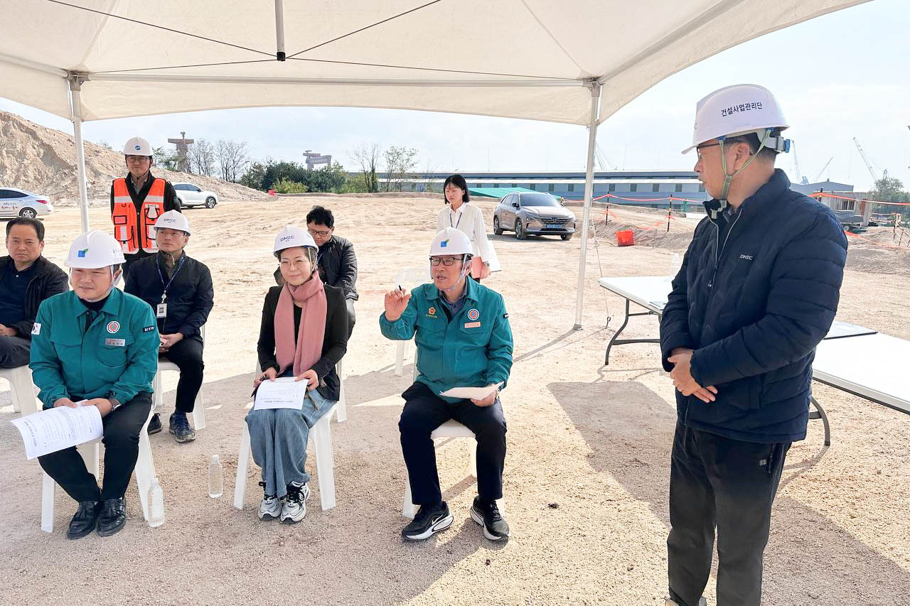 김수종 부의장, 미포지구 국가선업단지 및 자동차 일반산업단지 현장방문3