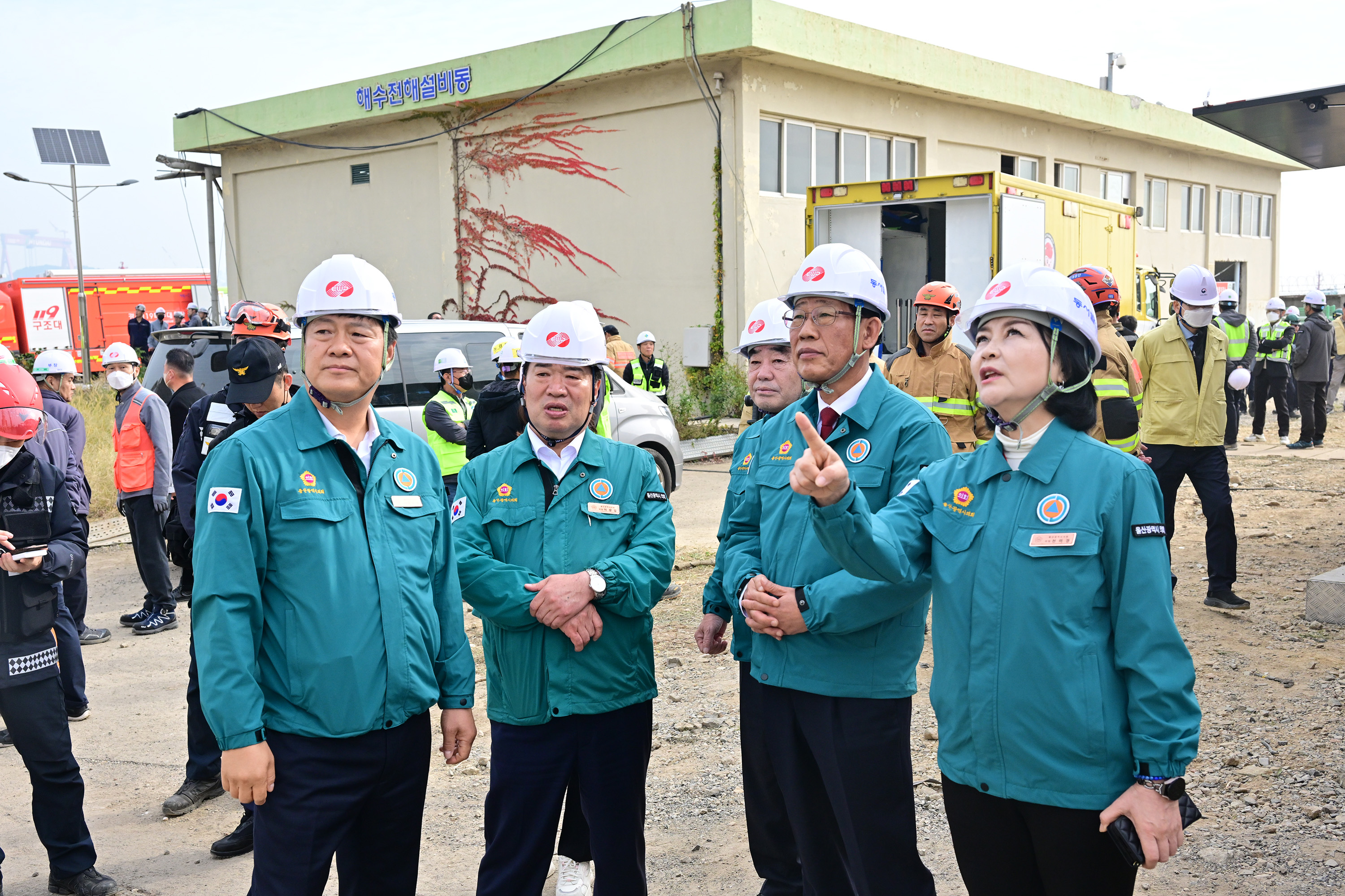 행정자치위원회, 한국동서발전 울산화력발전소 사고 현장방문21
