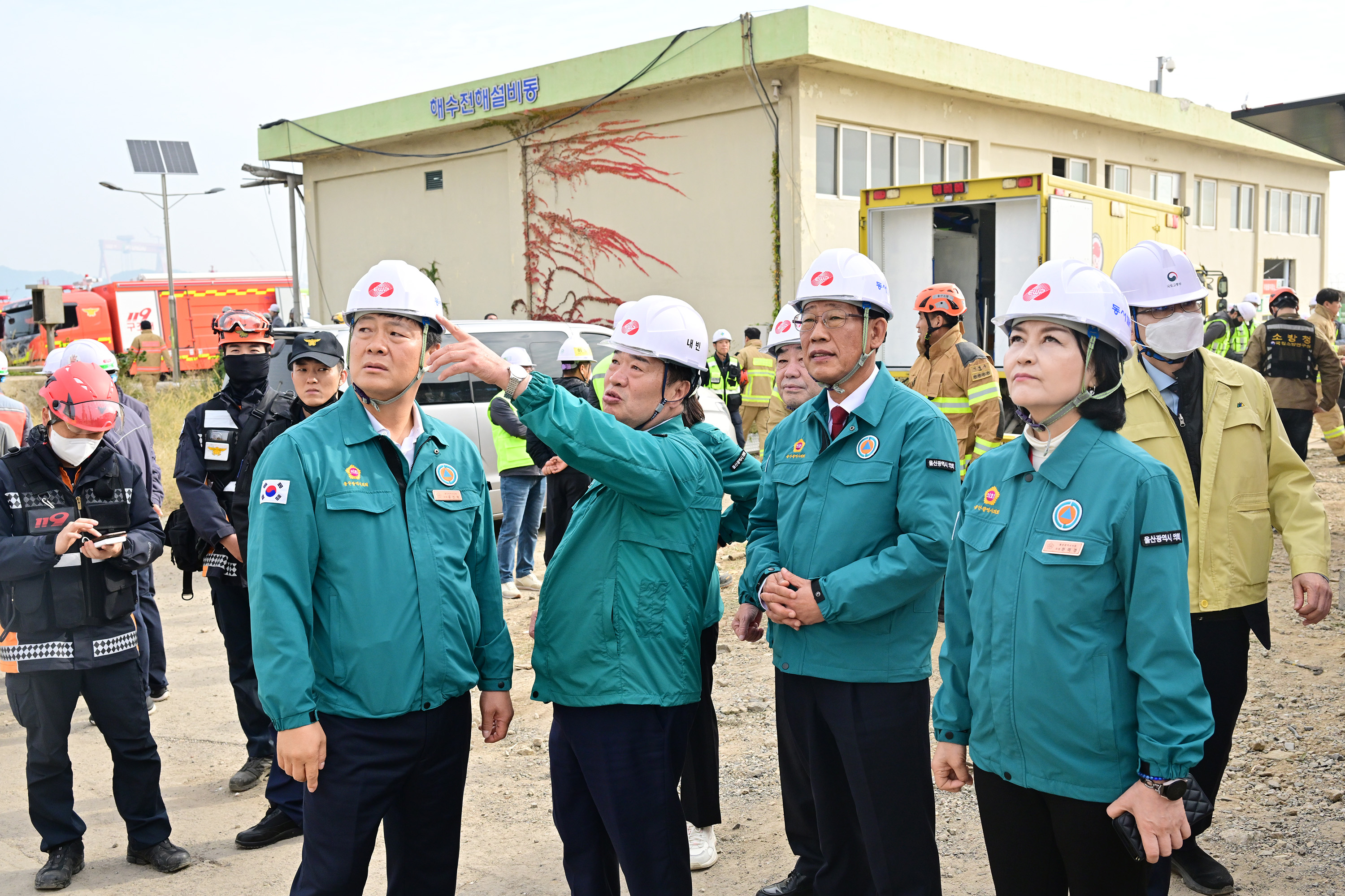행정자치위원회, 한국동서발전 울산화력발전소 사고 현장방문22