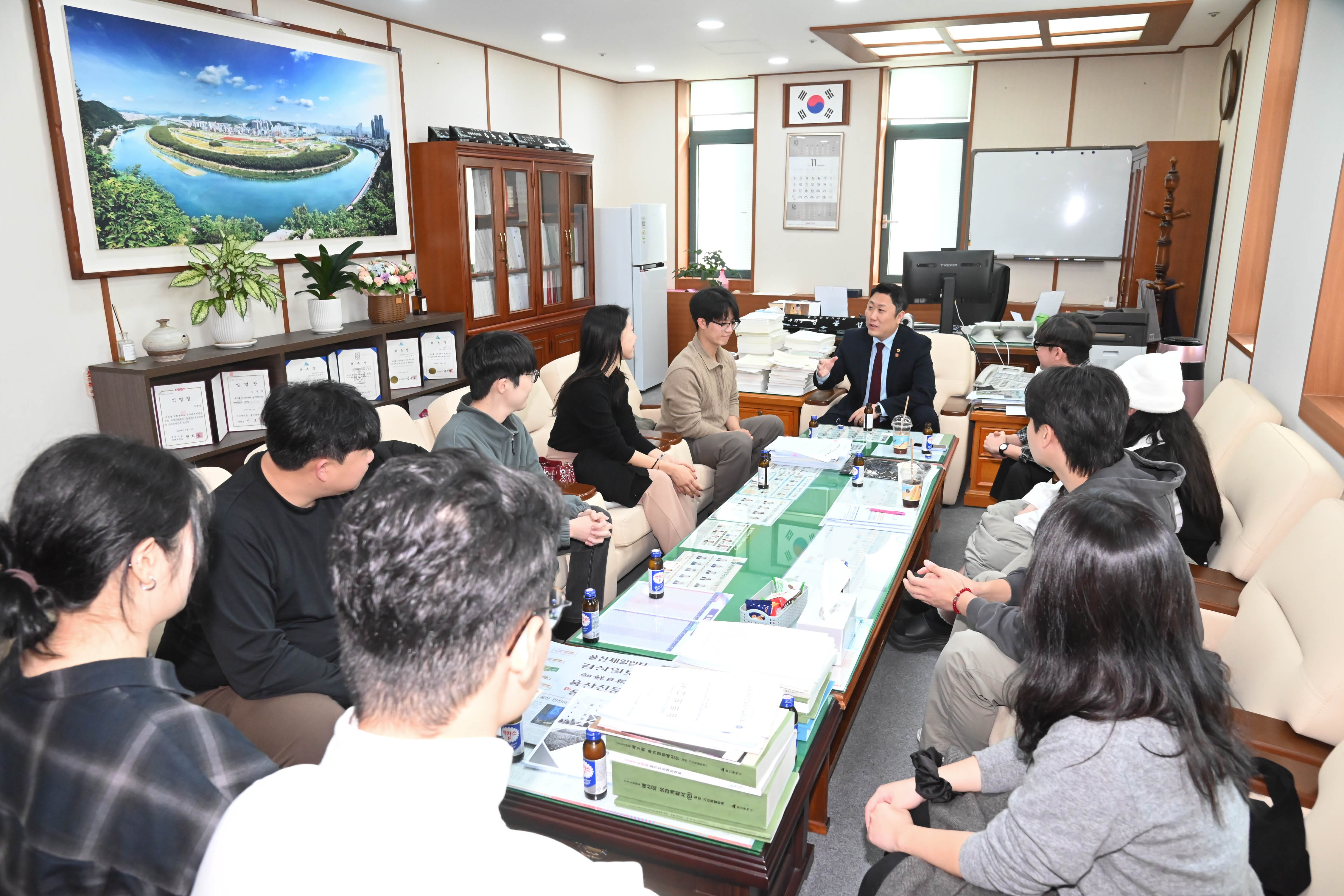 김종섭 부의장, 울산청년봉사단과의 간담회7