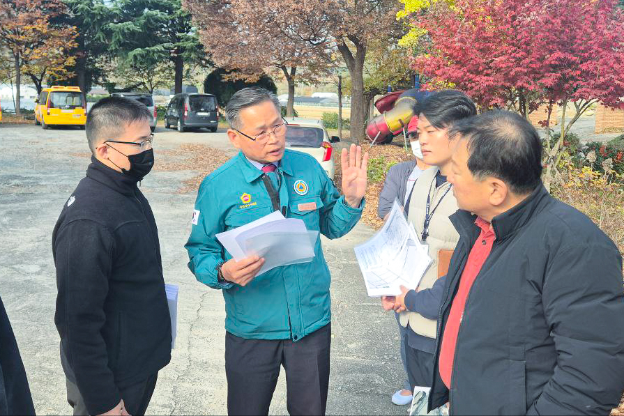 문석주 의원, 북구 산업로 내 지선관로 부설공사 관련 현장점검1