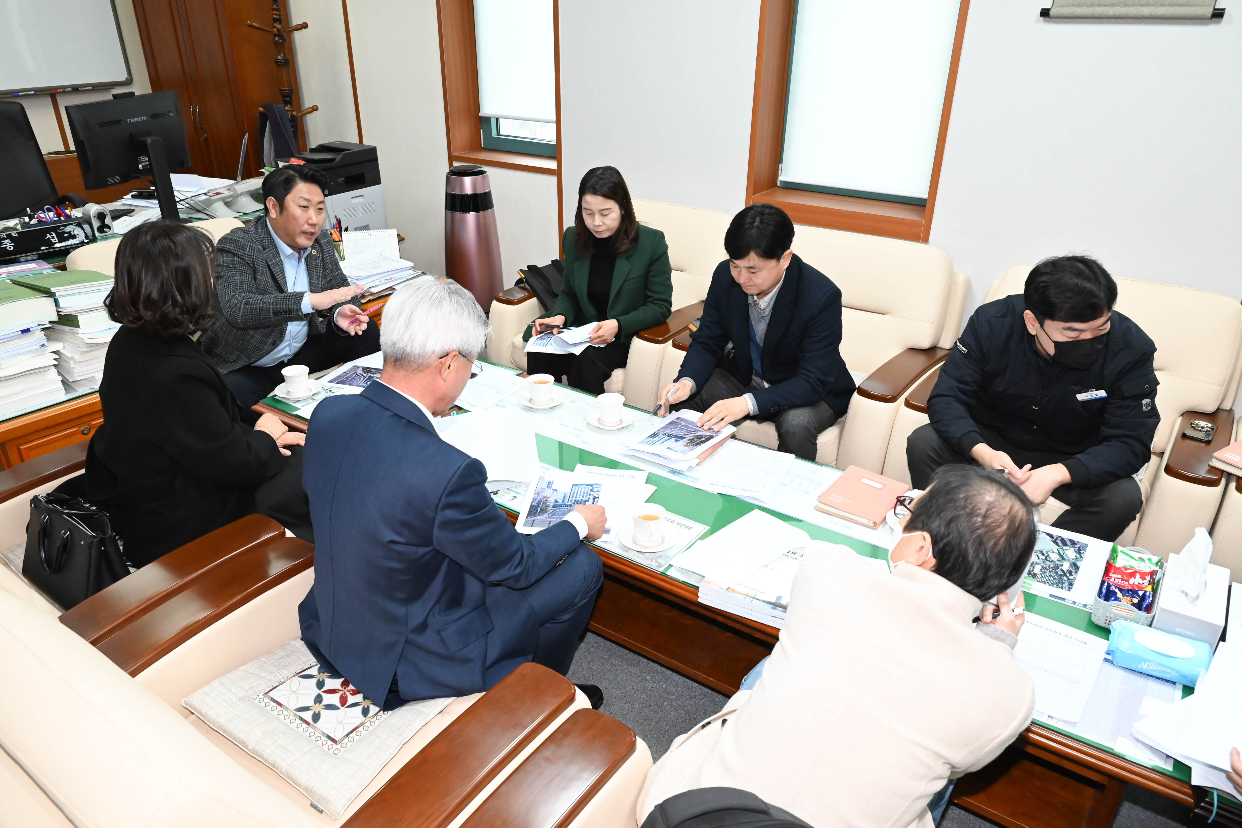 김종섭 부의장, 약사초등학교 안전환경 개선 간담회3