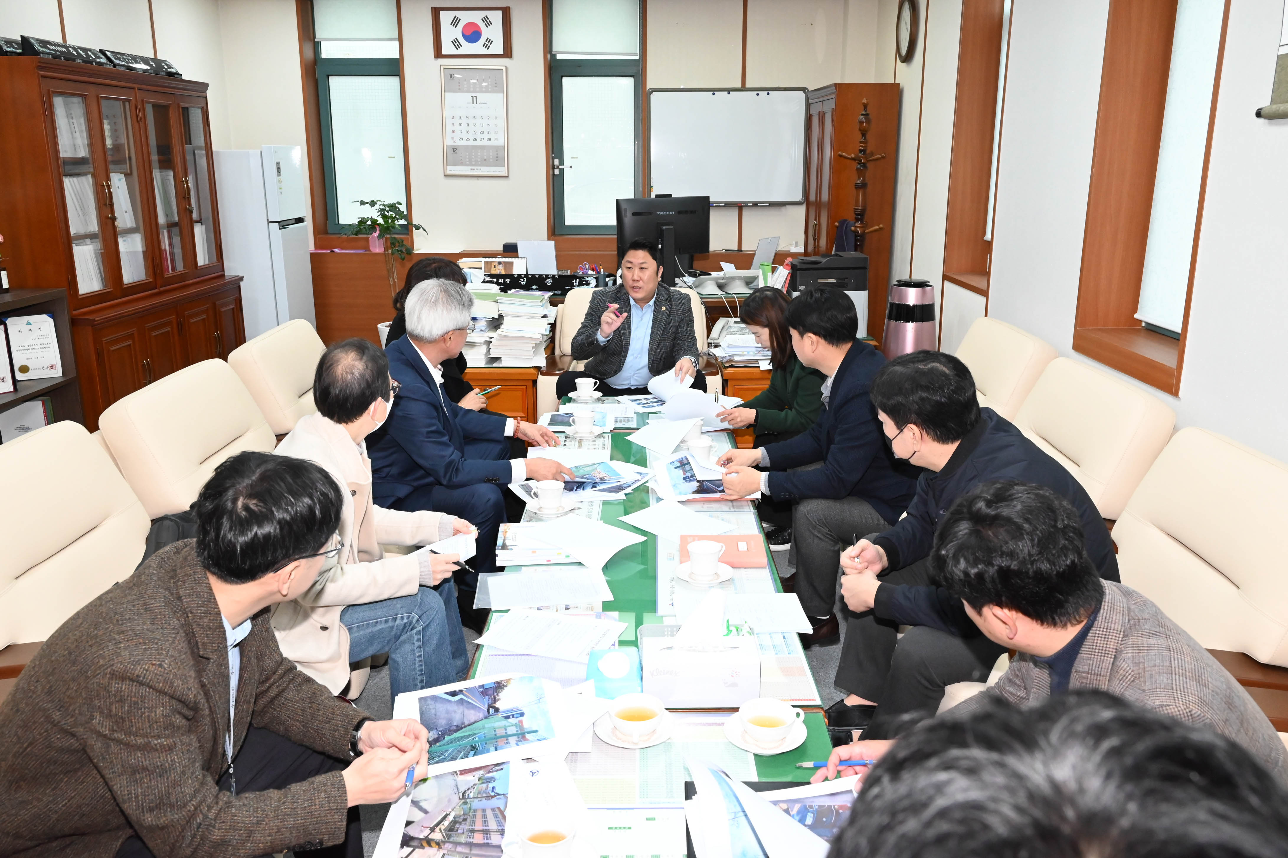 김종섭 부의장, 약사초등학교 안전환경 개선 간담회4