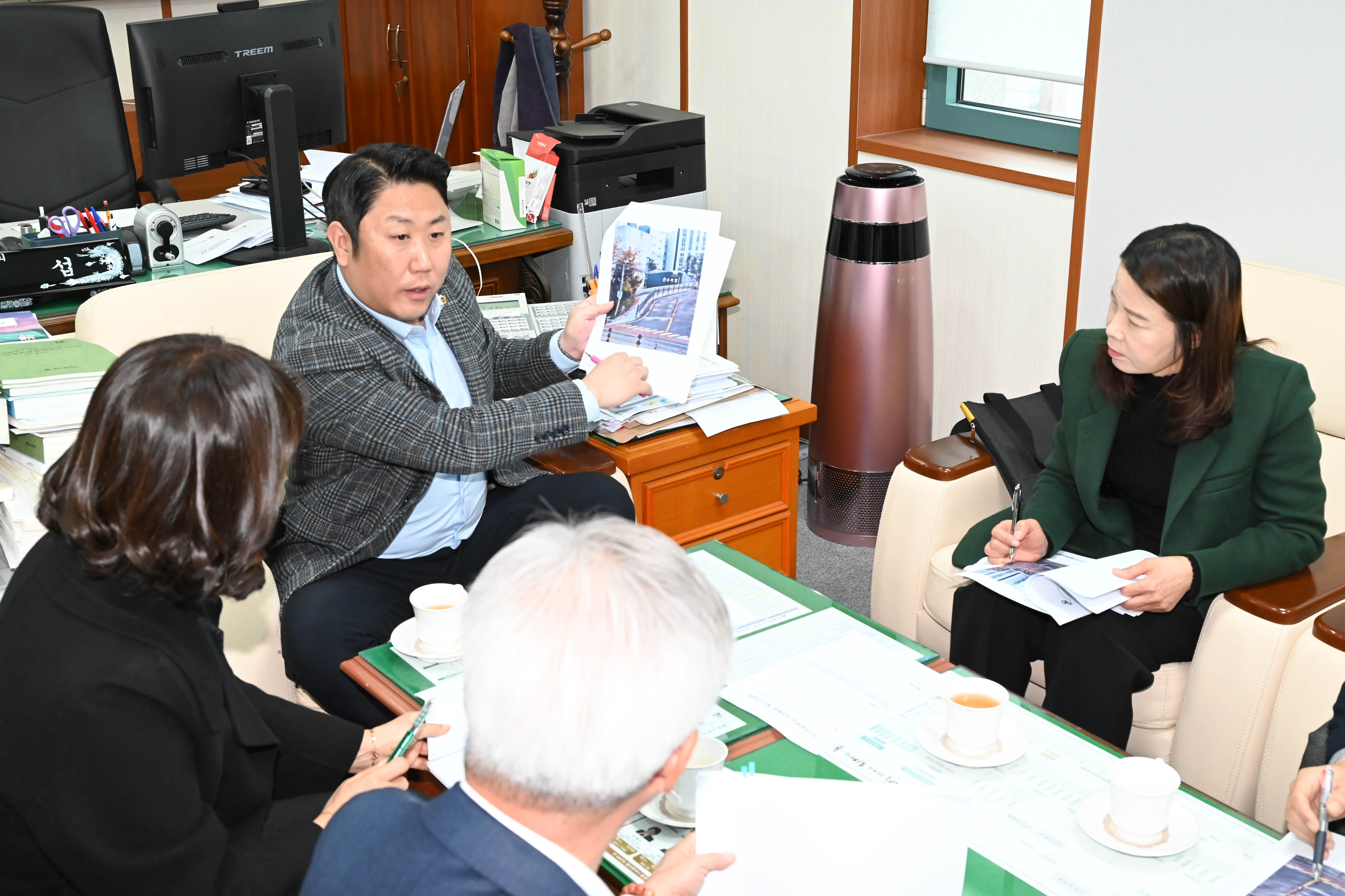 김종섭 부의장, 약사초등학교 안전환경 개선 간담회5