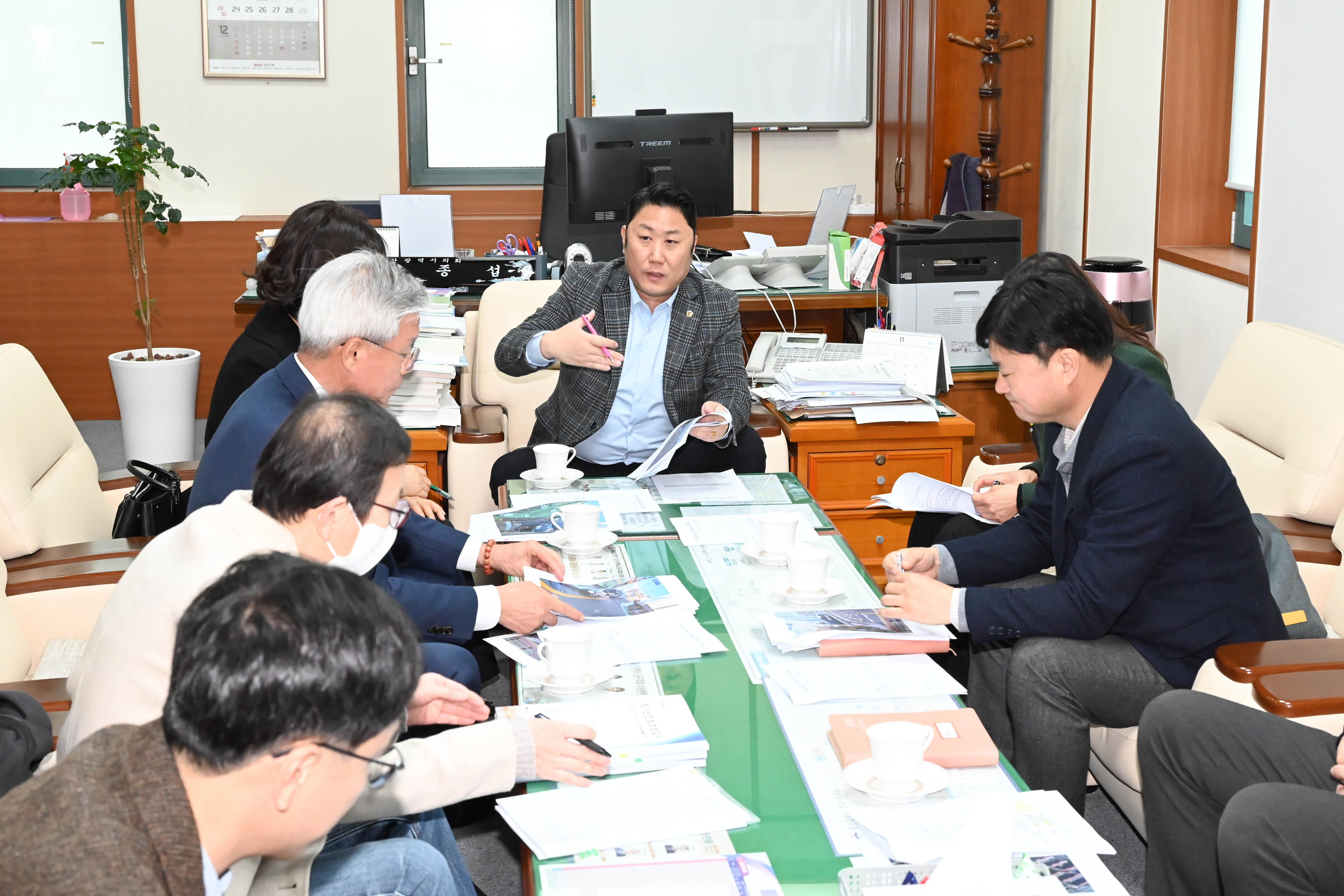 김종섭 부의장, 약사초등학교 안전환경 개선 간담회7