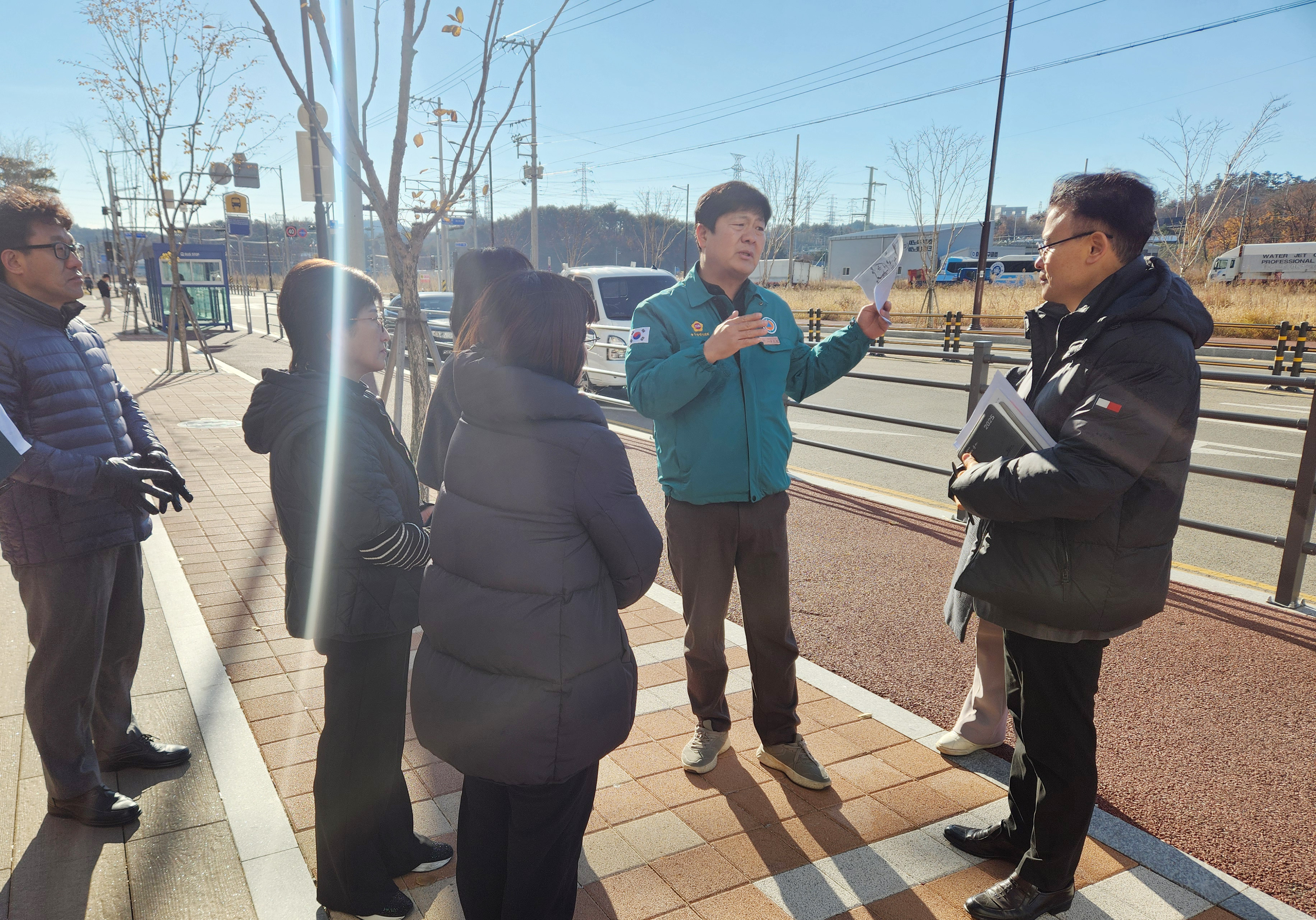 공진혁 운영위원장, 청량읍 교통 불편 해소 위한 현장 점검2