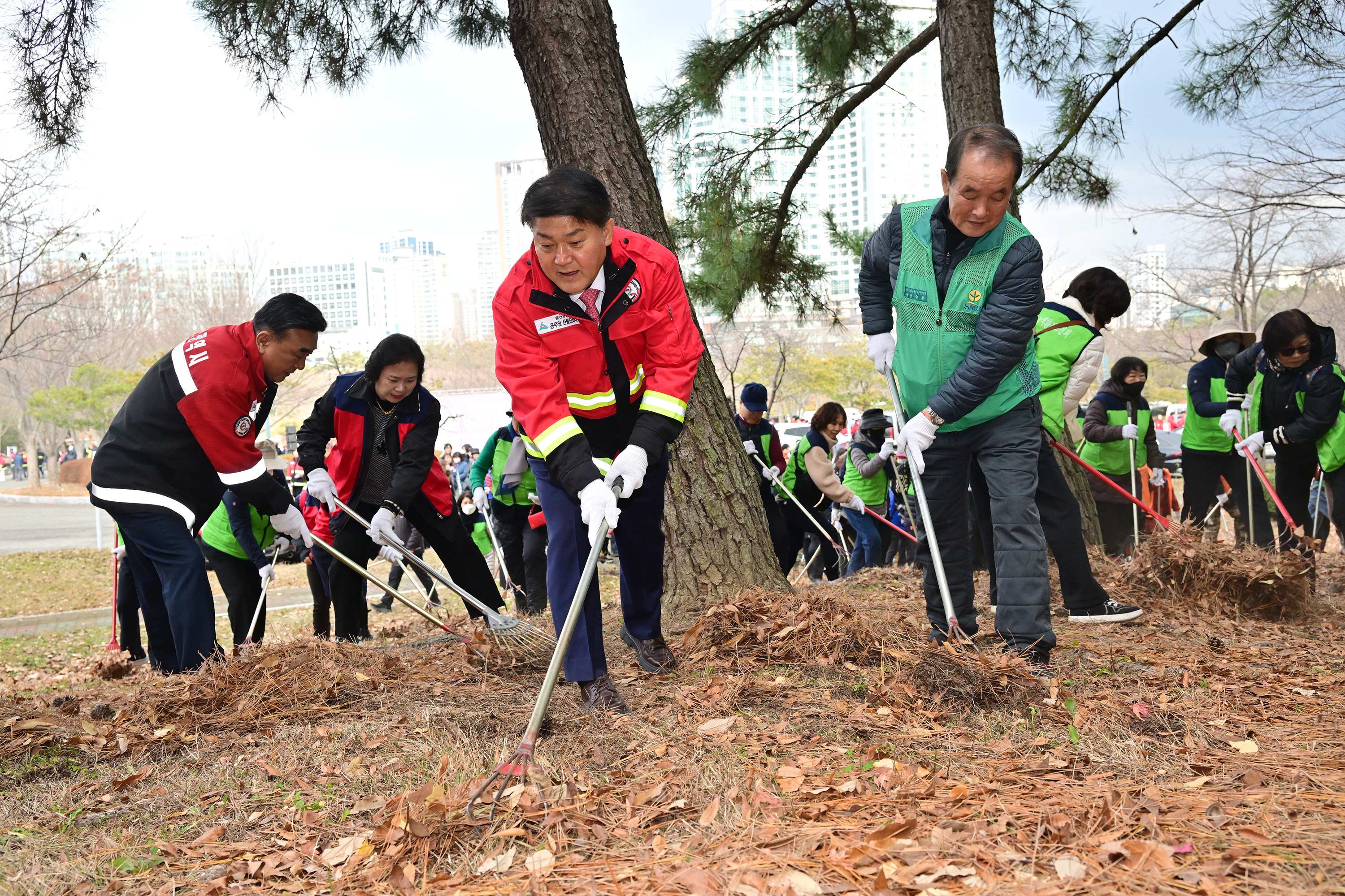 산불예방을 위한 도심 주변 산림 내 인화물질 제거 캠페인 5