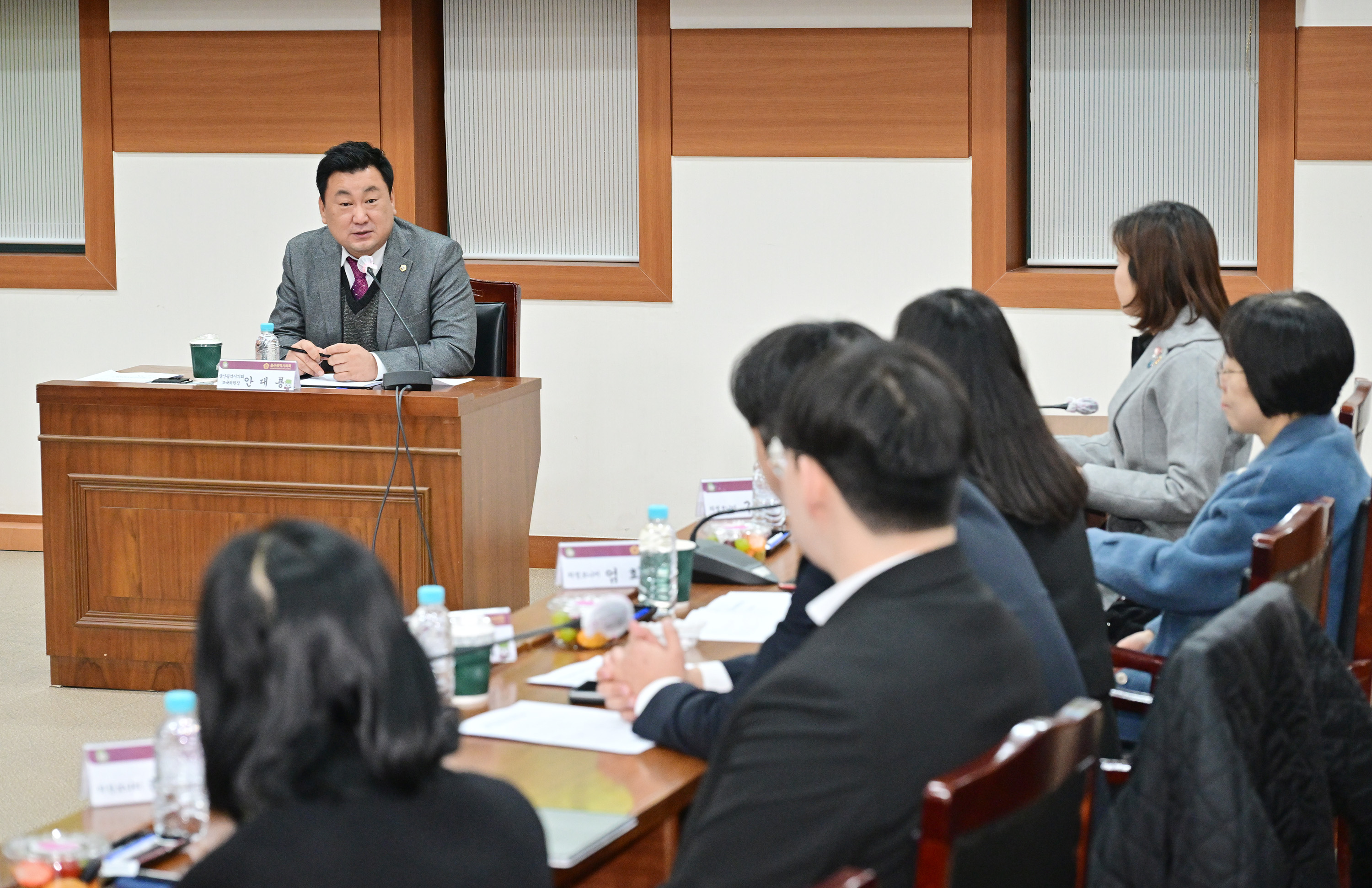 교육위원회, 제2기 의정모니터단과 간담회3