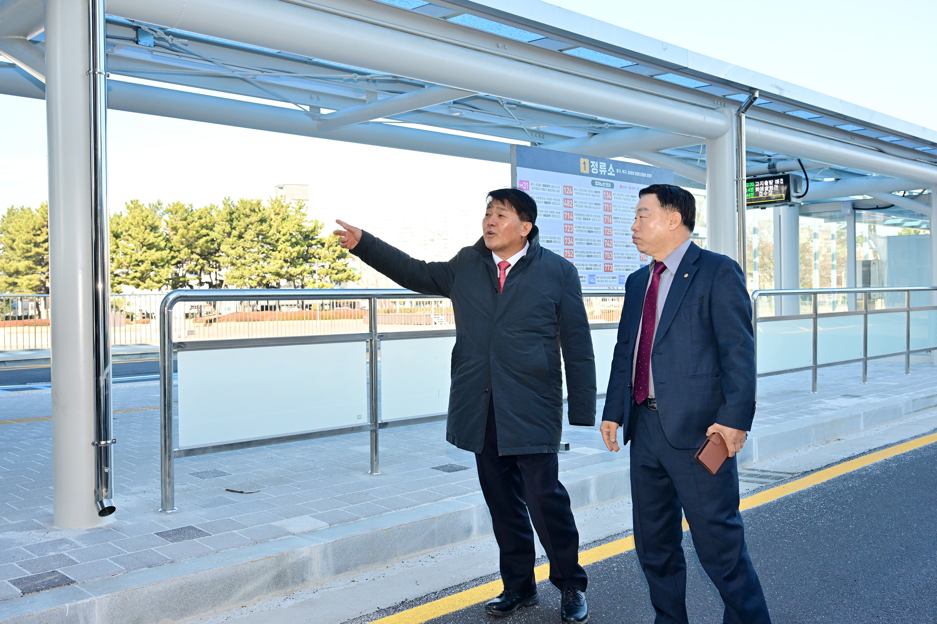 이성룡 의장, 태화강역 택시승강장 현장방문8