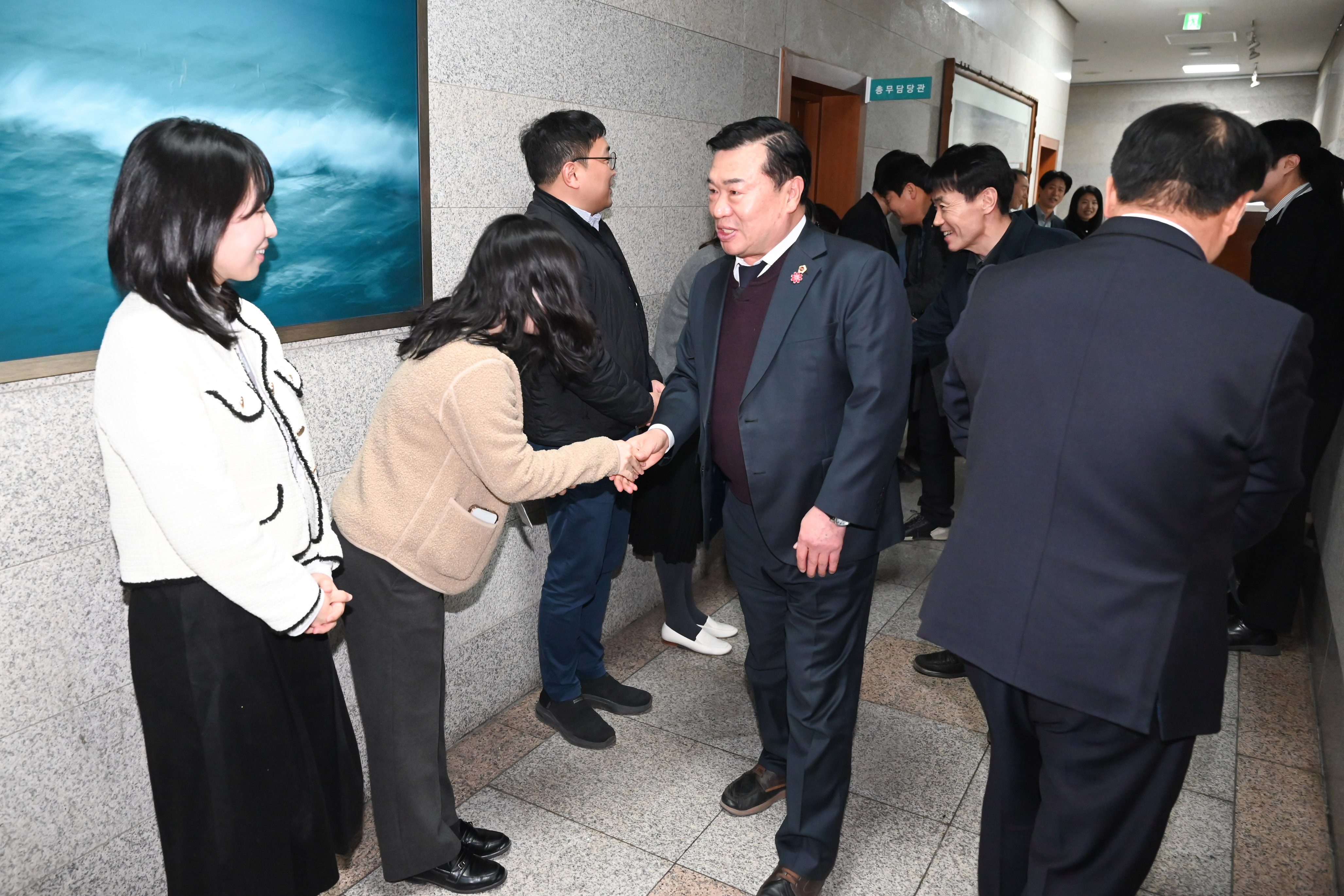 신년맞이 부서 순회 방문9