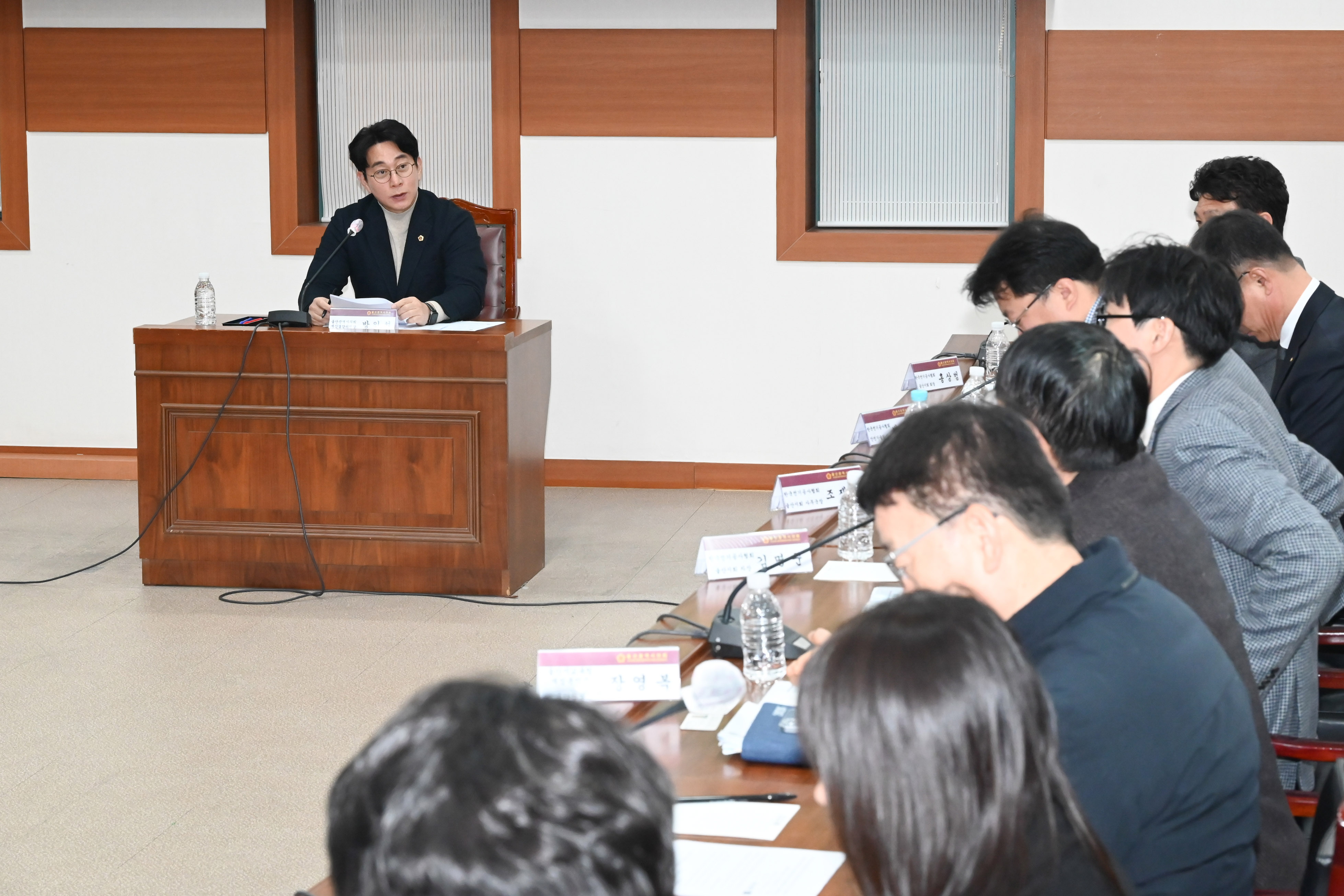 방인섭 예산결산위원장, 지역 전기공사업 지속발전을 위한 간담회5