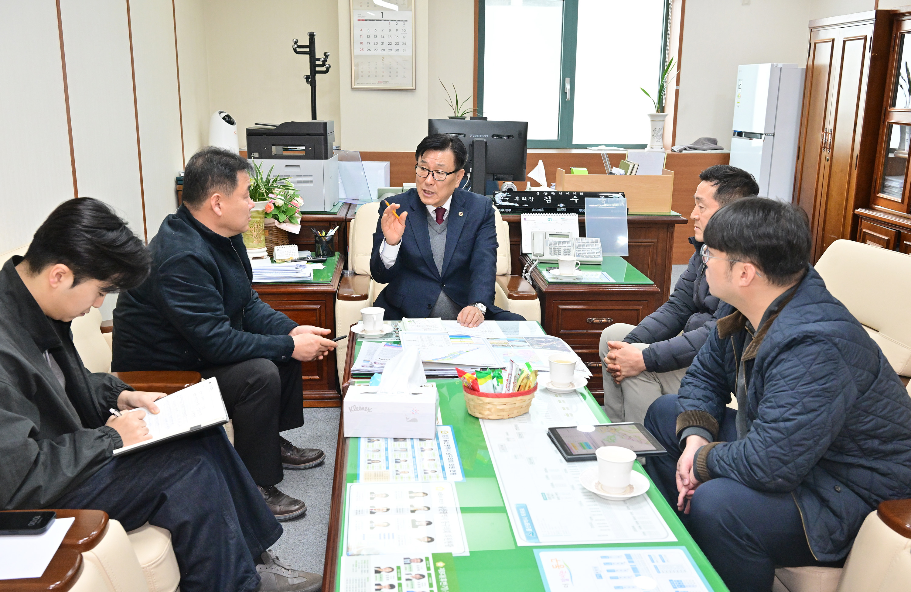 김수종 부의장, 울산동부경찰서 이전 관련 업무 논의4