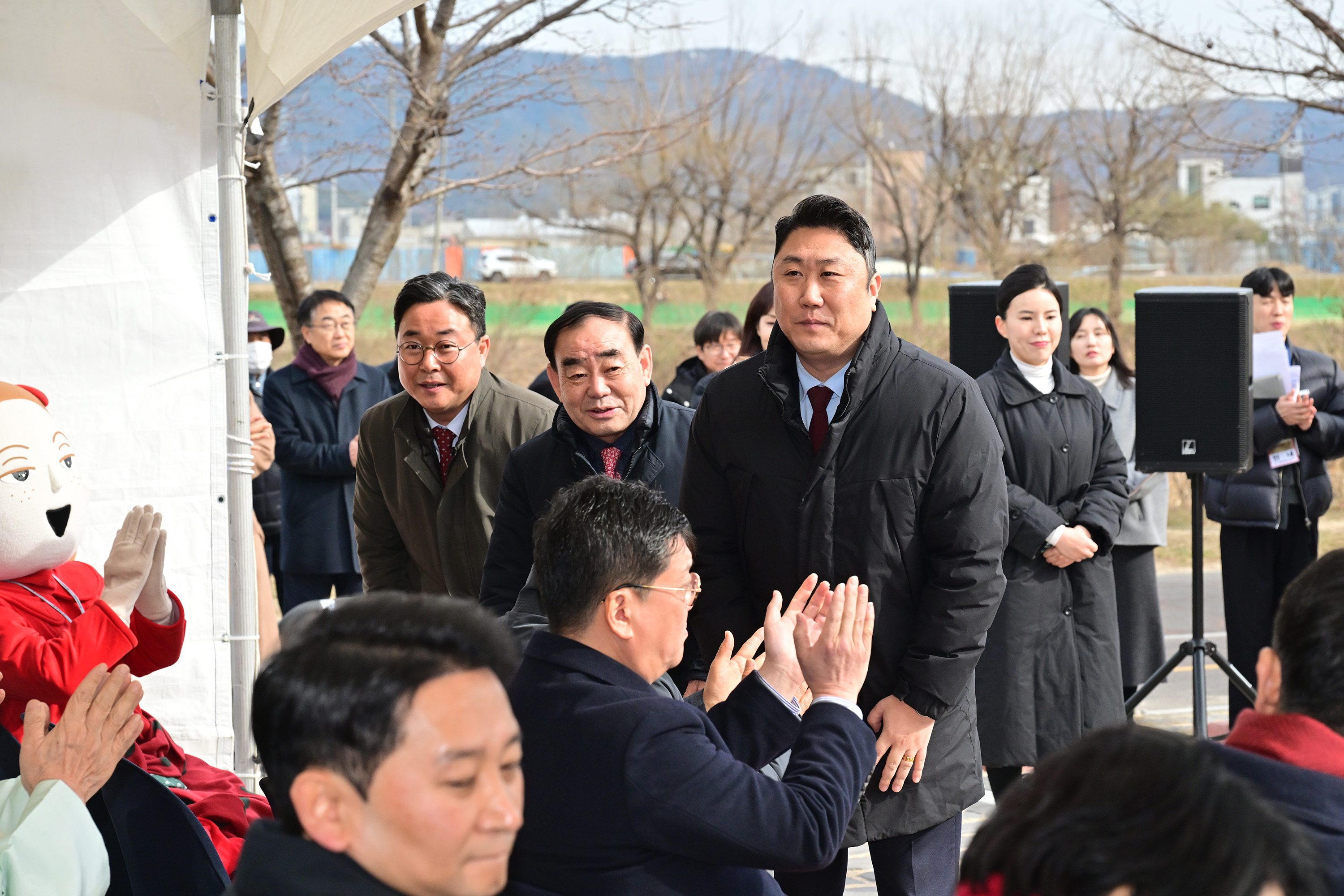 동천강변 공영주차장 준공식2