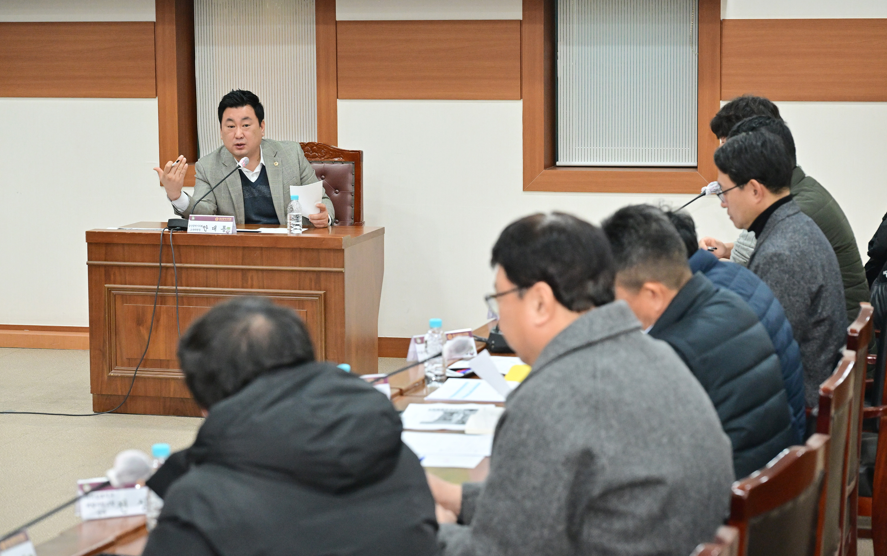 안대룡 교육위원장, 울산 무거·삼호지구 도시개발사업 관련 민원청취 간담회2