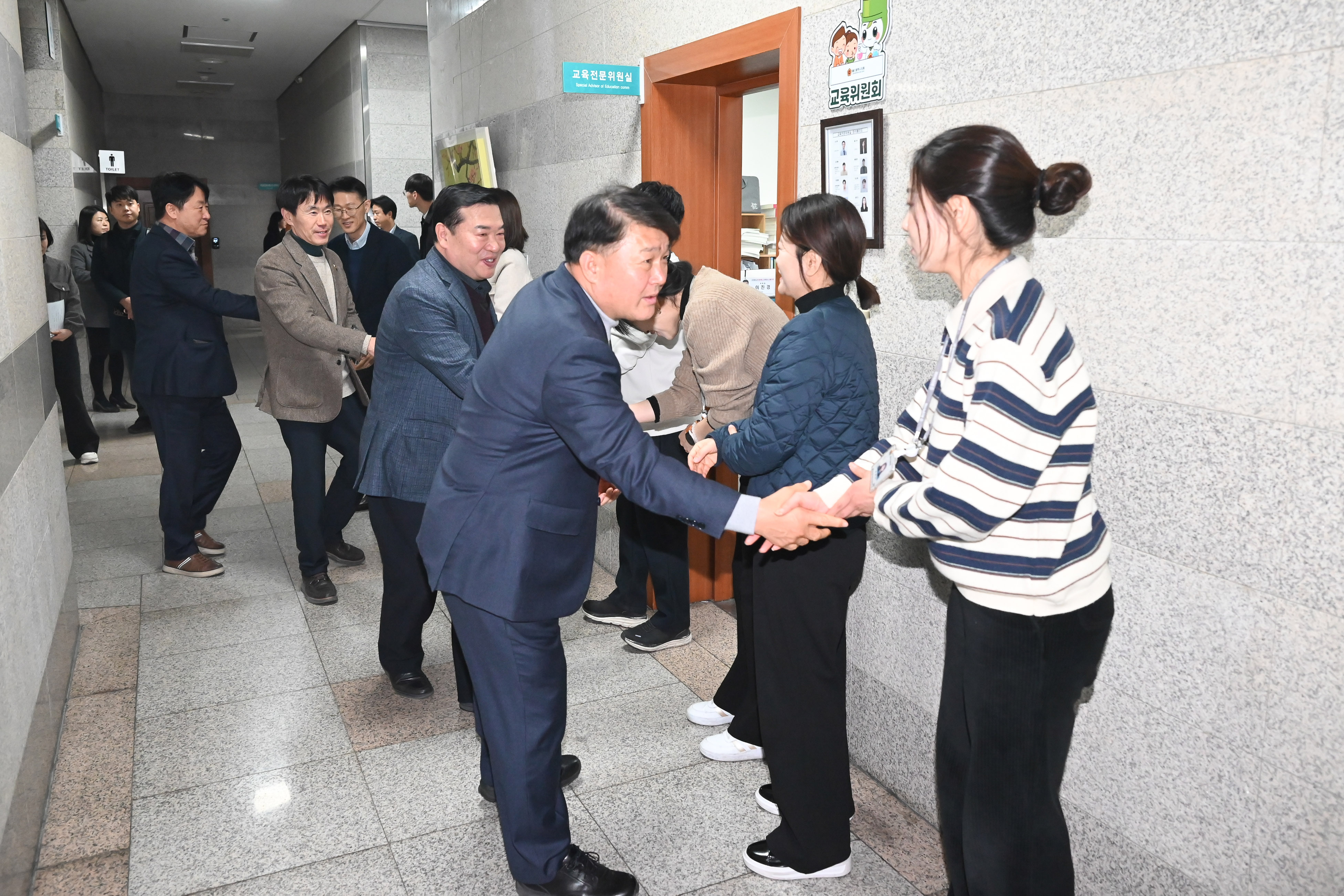 설 맞이 부서 순회 인사6