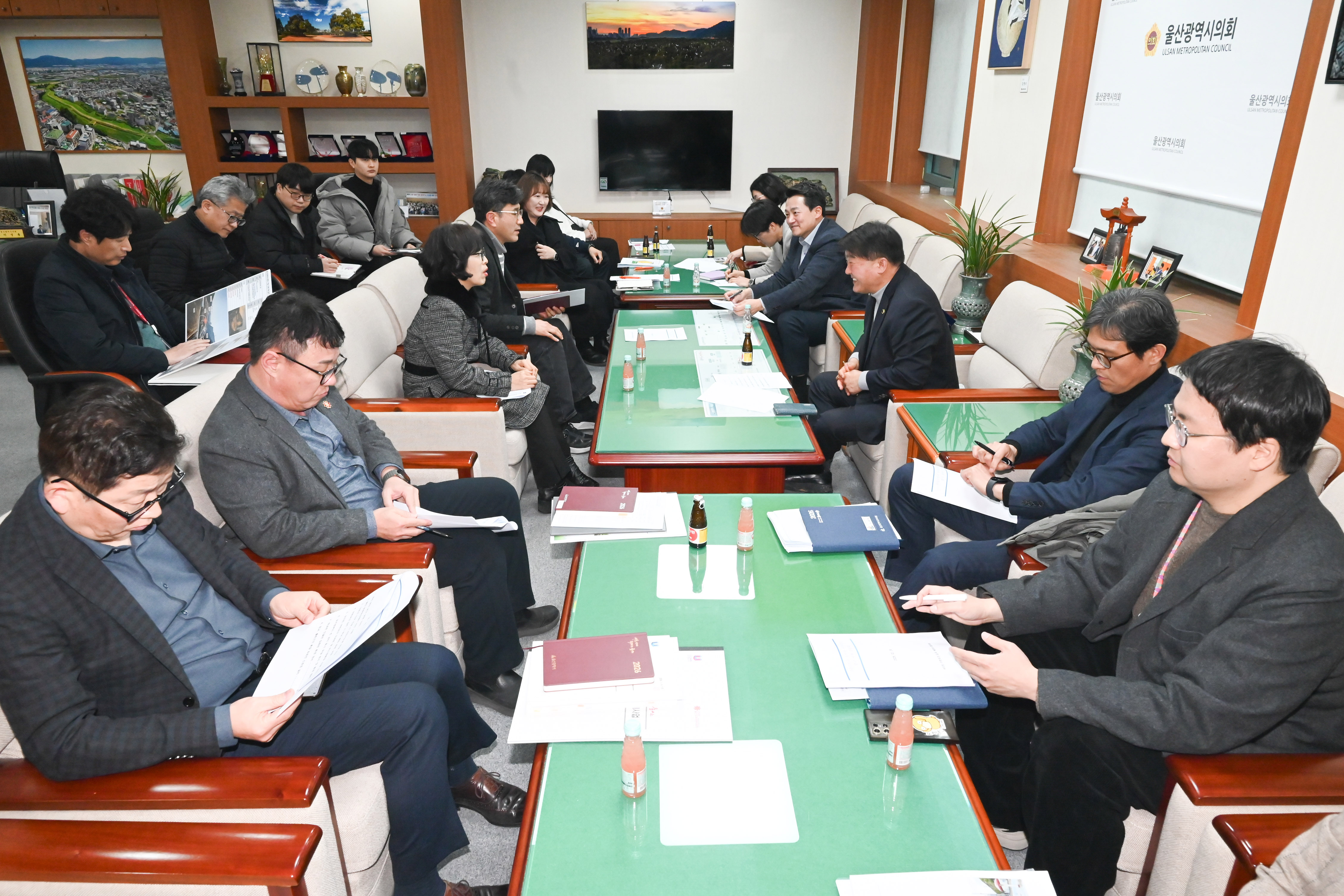 이성룡 의장, 중구 다운2지구 기반 시설 조성을 위한 간담회2