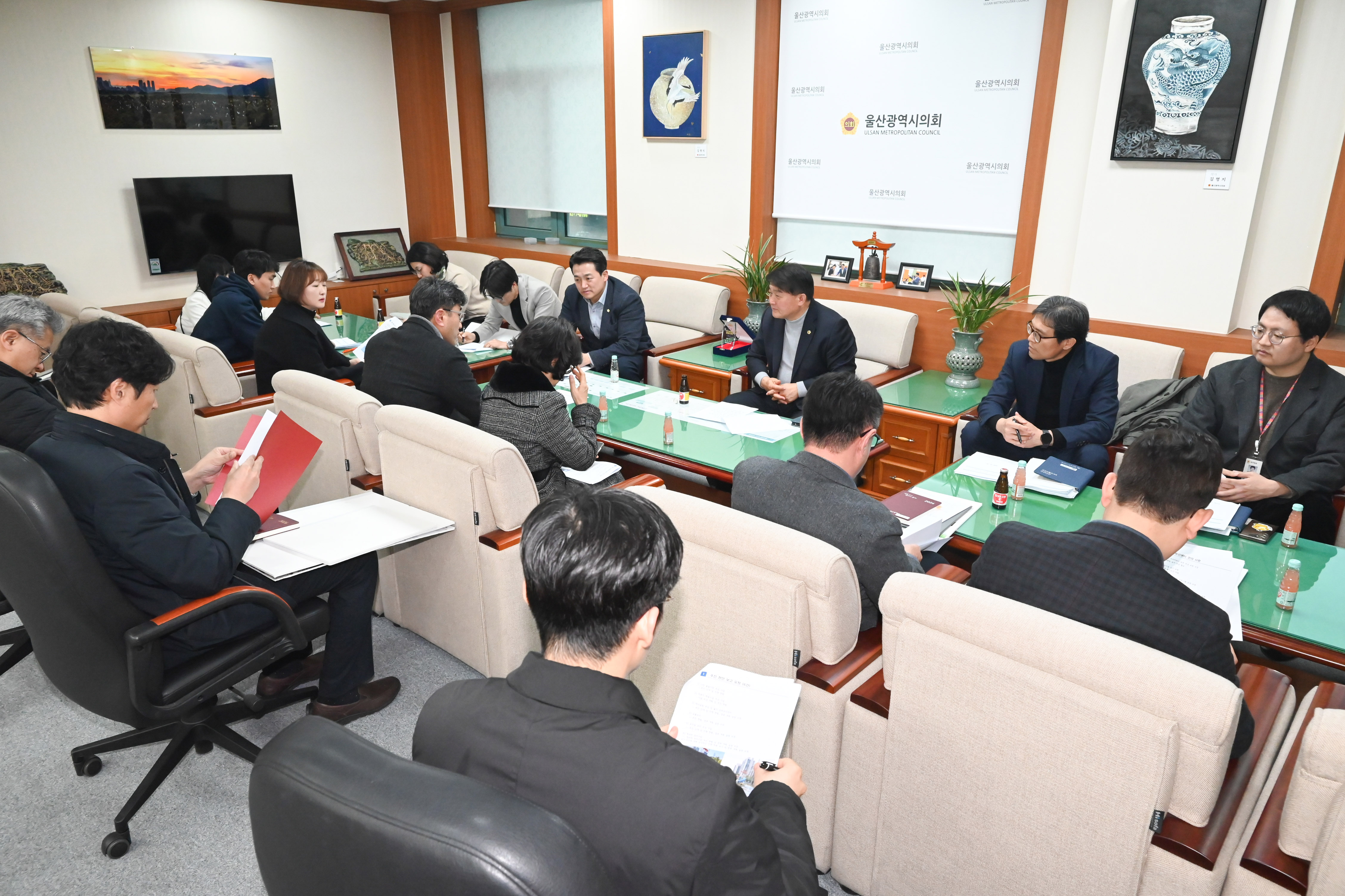 이성룡 의장, 중구 다운2지구 기반 시설 조성을 위한 간담회4