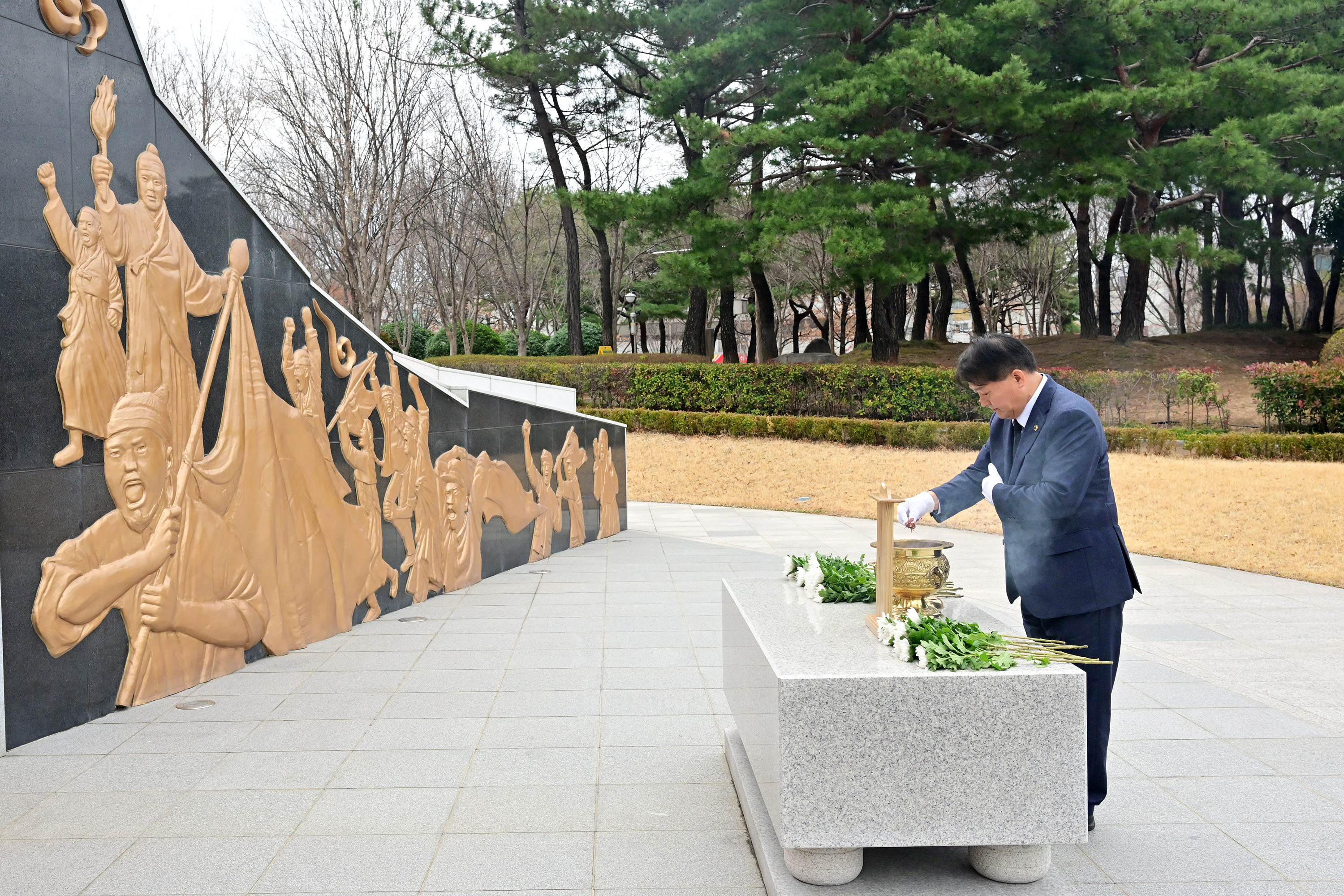 제107주년 3·1절 기념 울산항일독립운동기념탑 참배7
