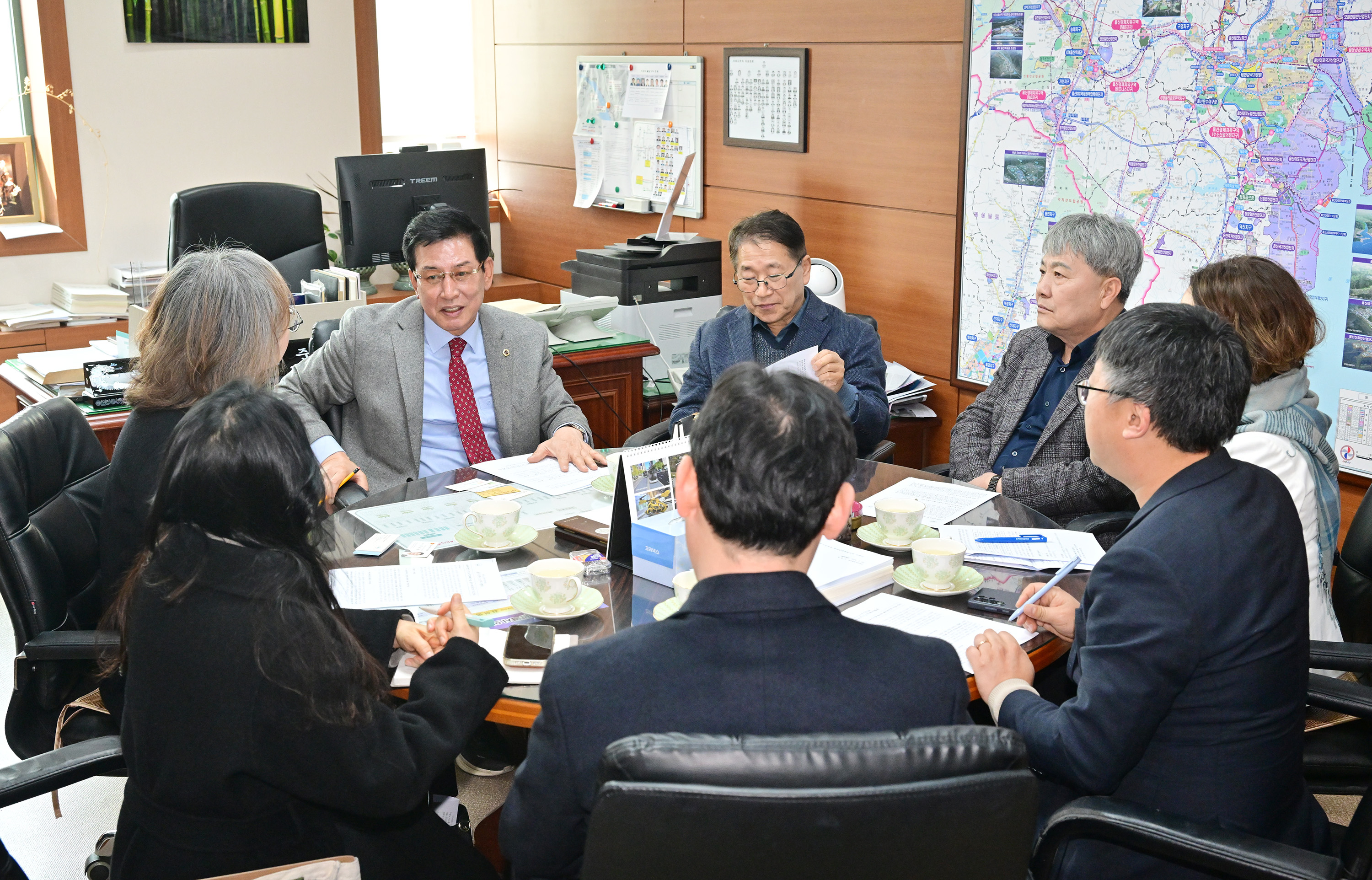 홍유준 문화복지환경위원장, 사회복지법인 노인의료복지시설 종사자 처우 개선 간담회1