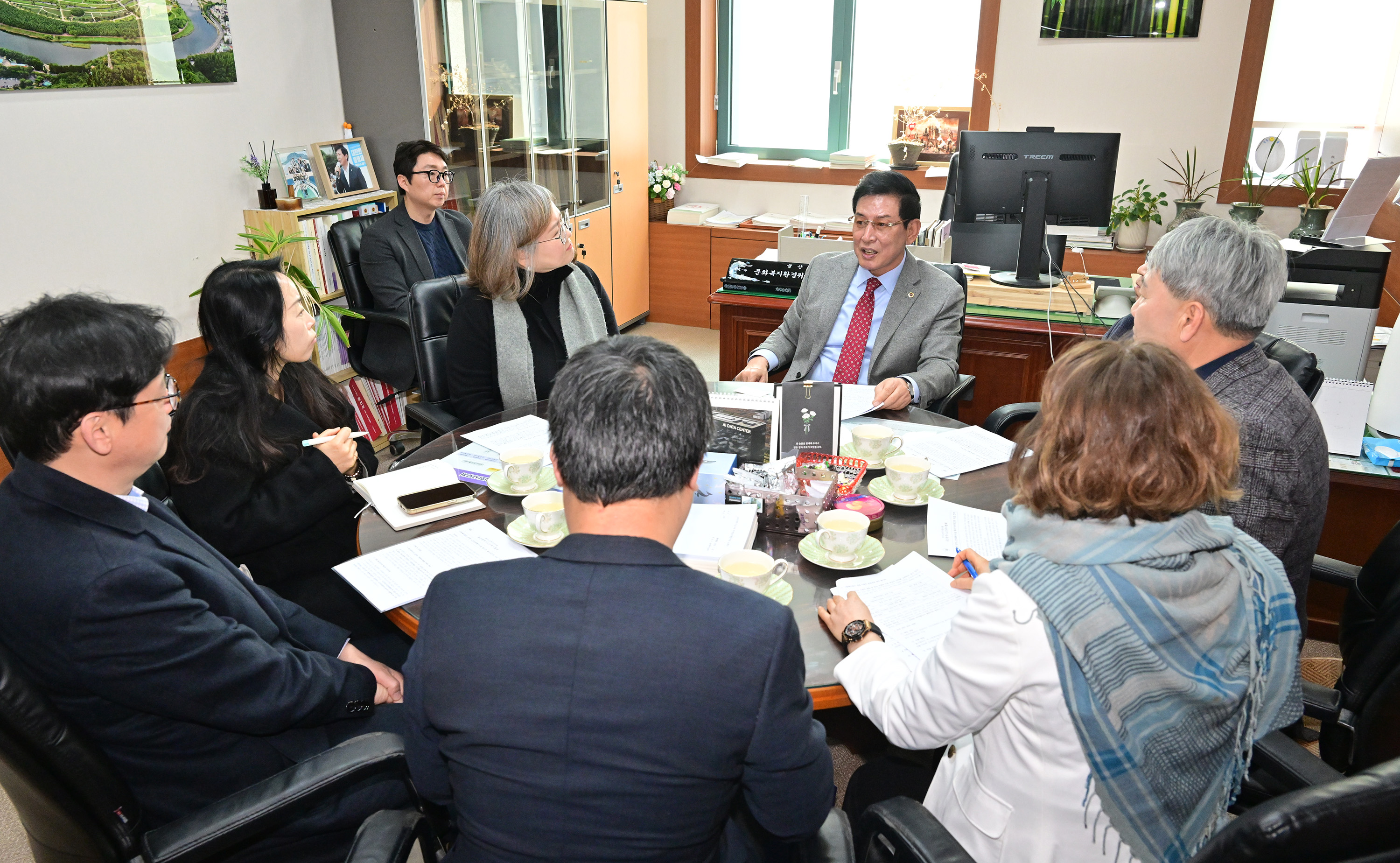 홍유준 문화복지환경위원장, 사회복지법인 노인의료복지시설 종사자 처우 개선 간담회4