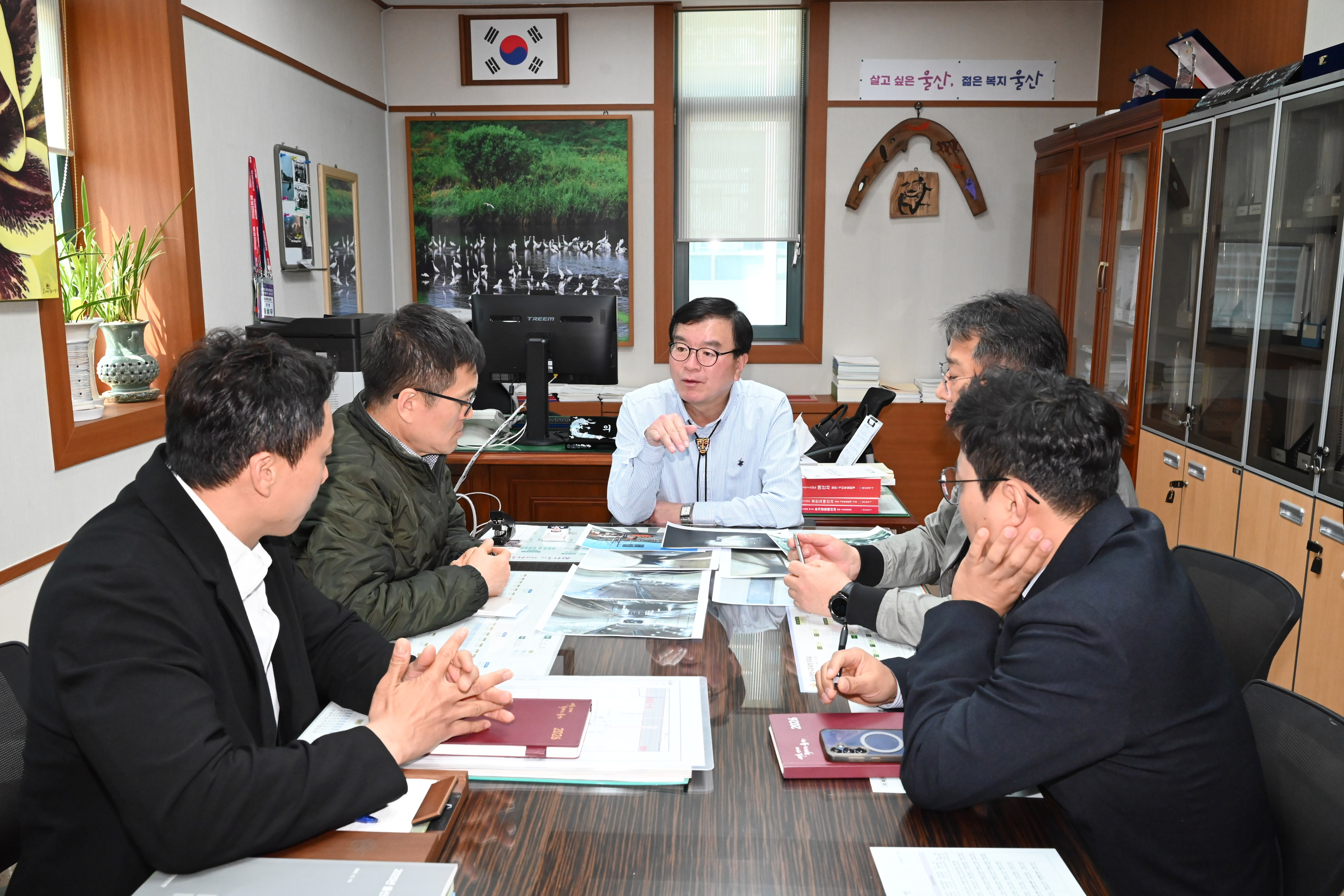 홍성우 의원, KTX울산역 지하차도 침수 방지 대책 논의 간담회8