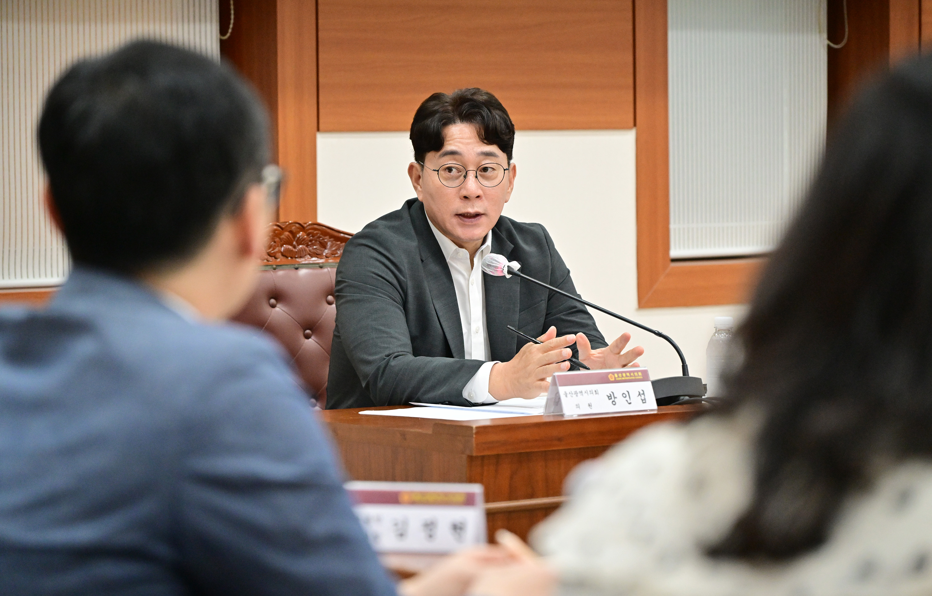 방인섭 예산결산특별위원장, 야음·삼산지역 중학교 배정 개선방안 마련을 위한 간담회4