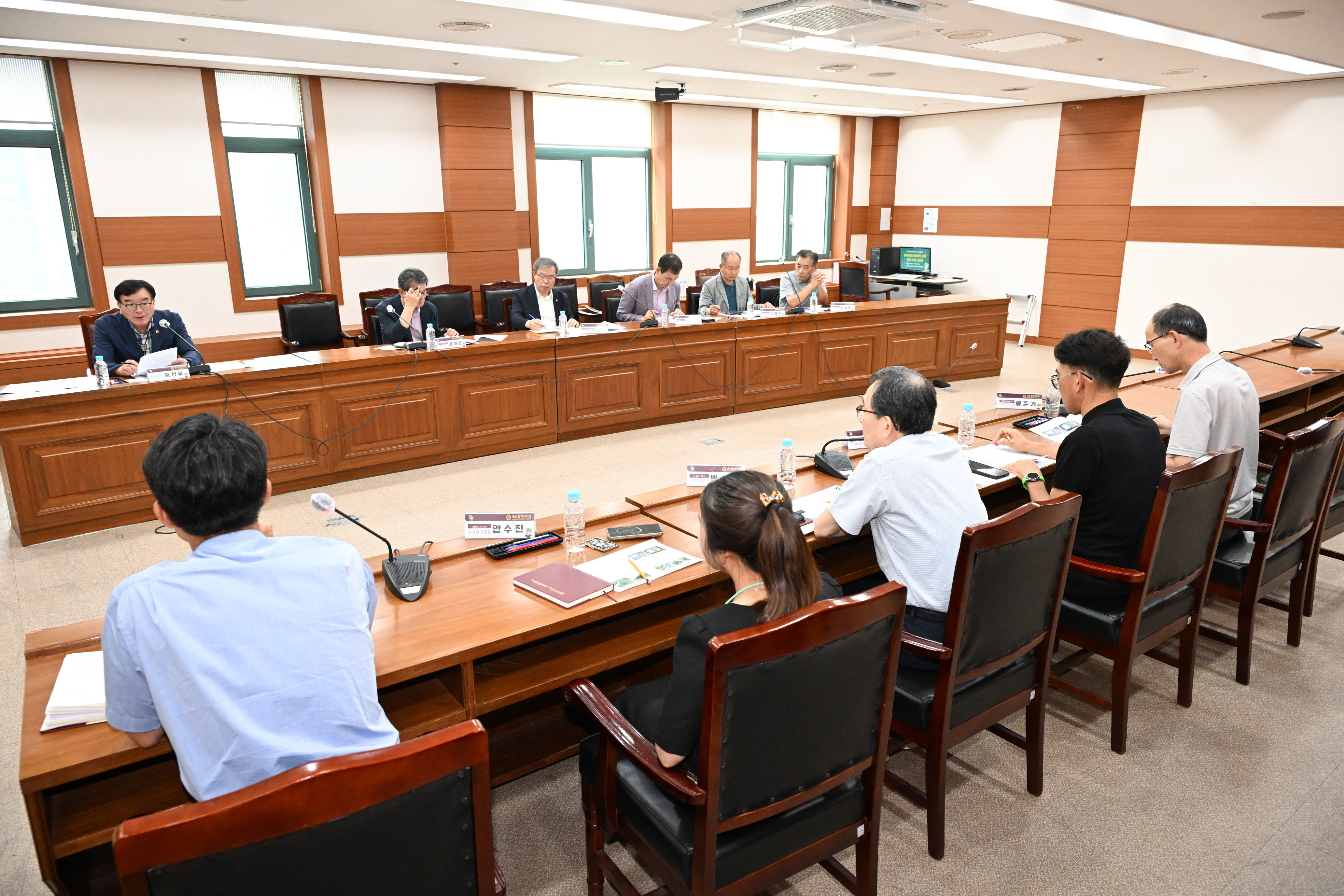 홍성우 제1부의장, 길천일반산업단지 관련 현안 논의 간담회8