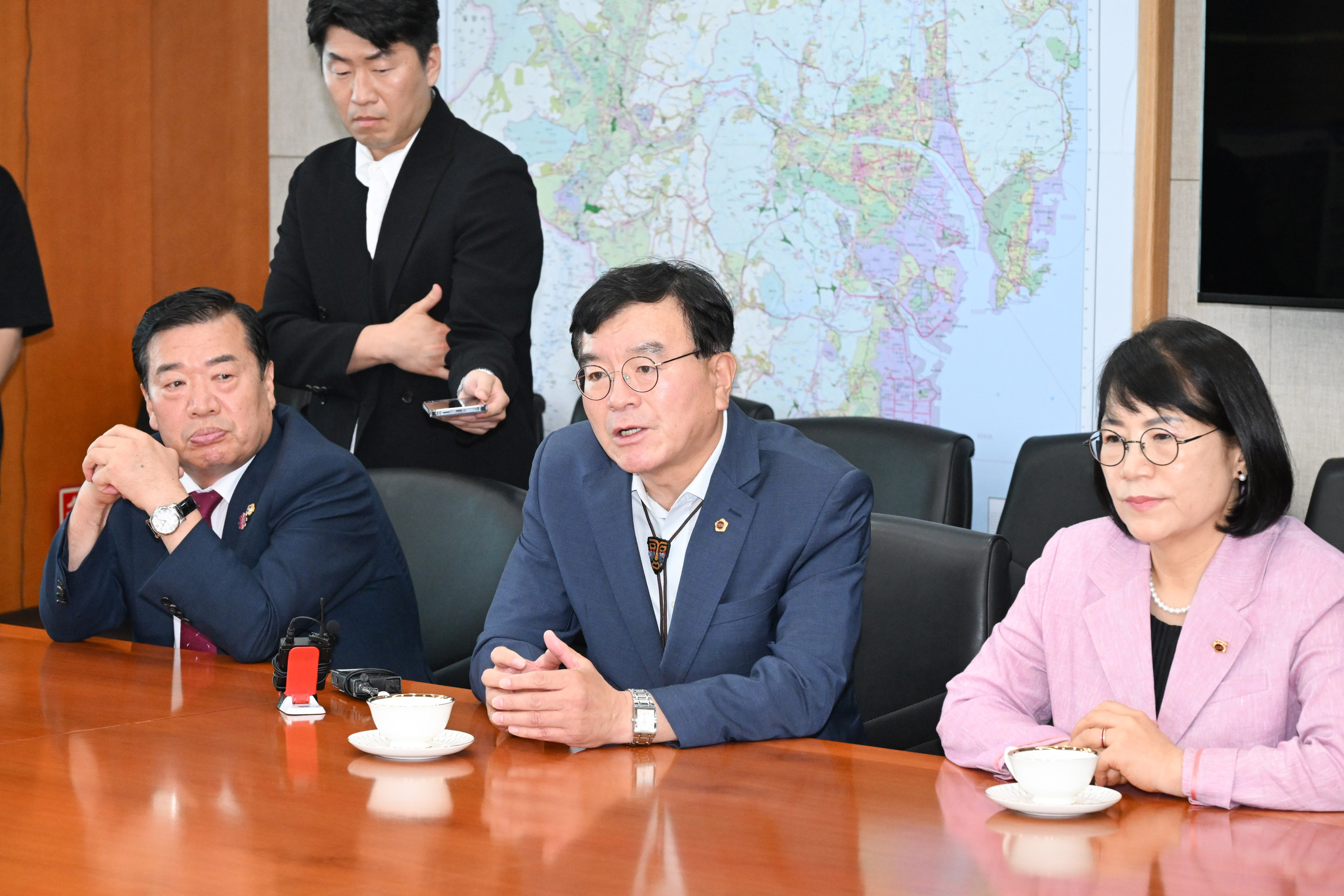 제9대 전반기 확대의장단 시장실 방문7
