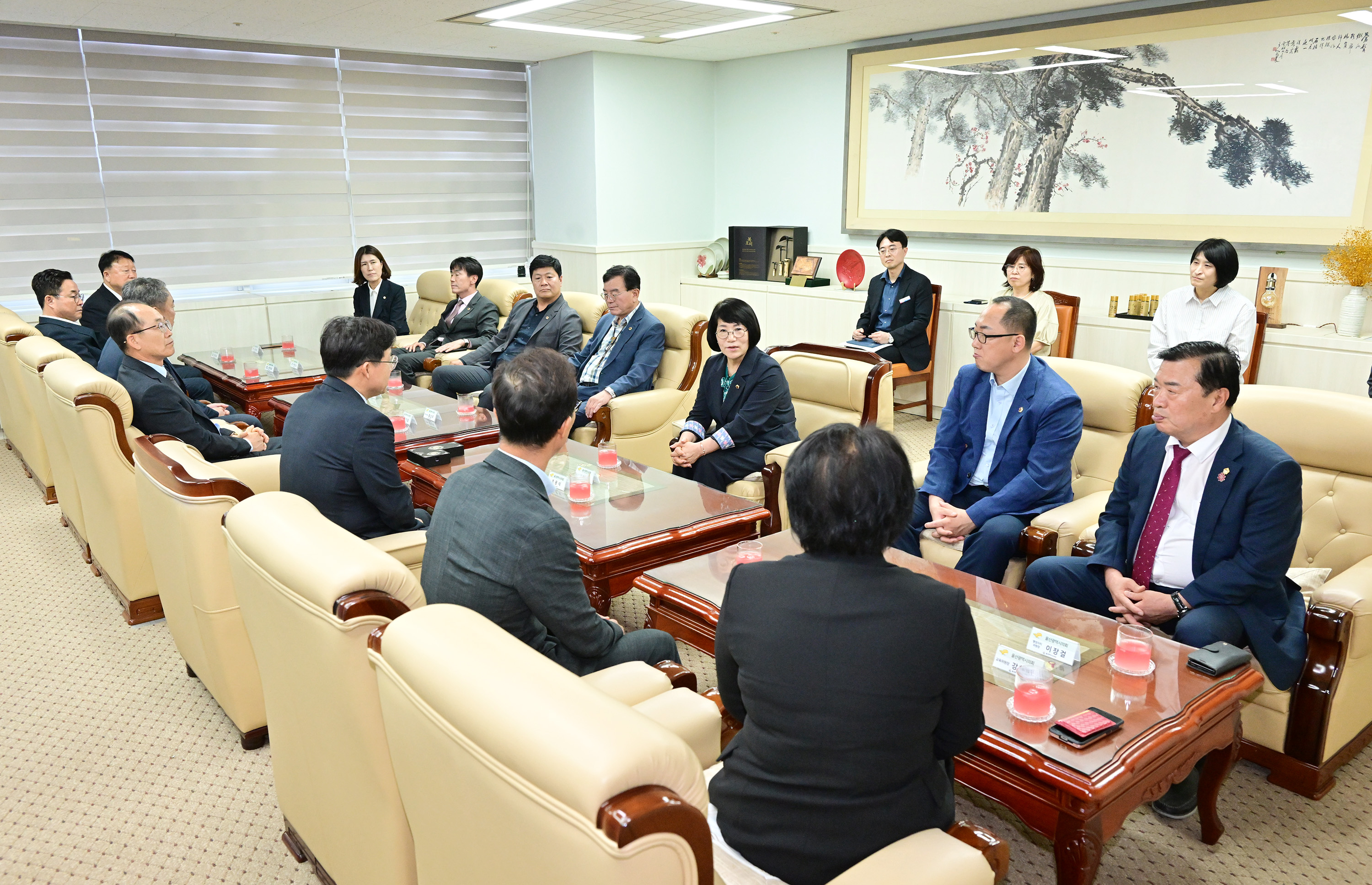 제9대 울산광역시의회 확대의장단 주요기관 방문9