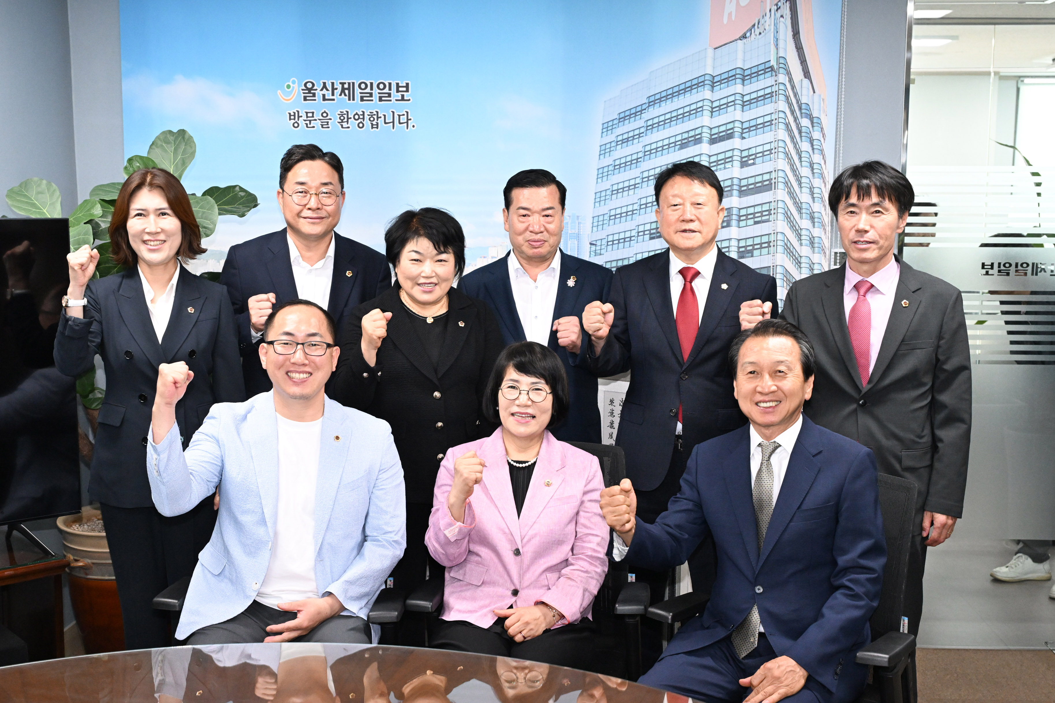제9대 전반기 확대의장단 언론사 방문7