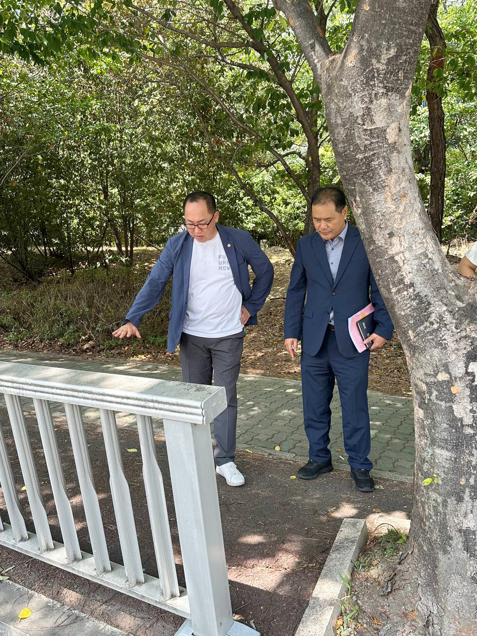 손근호 부의장, 주민 민원사항 개선을 위한 현장방문1