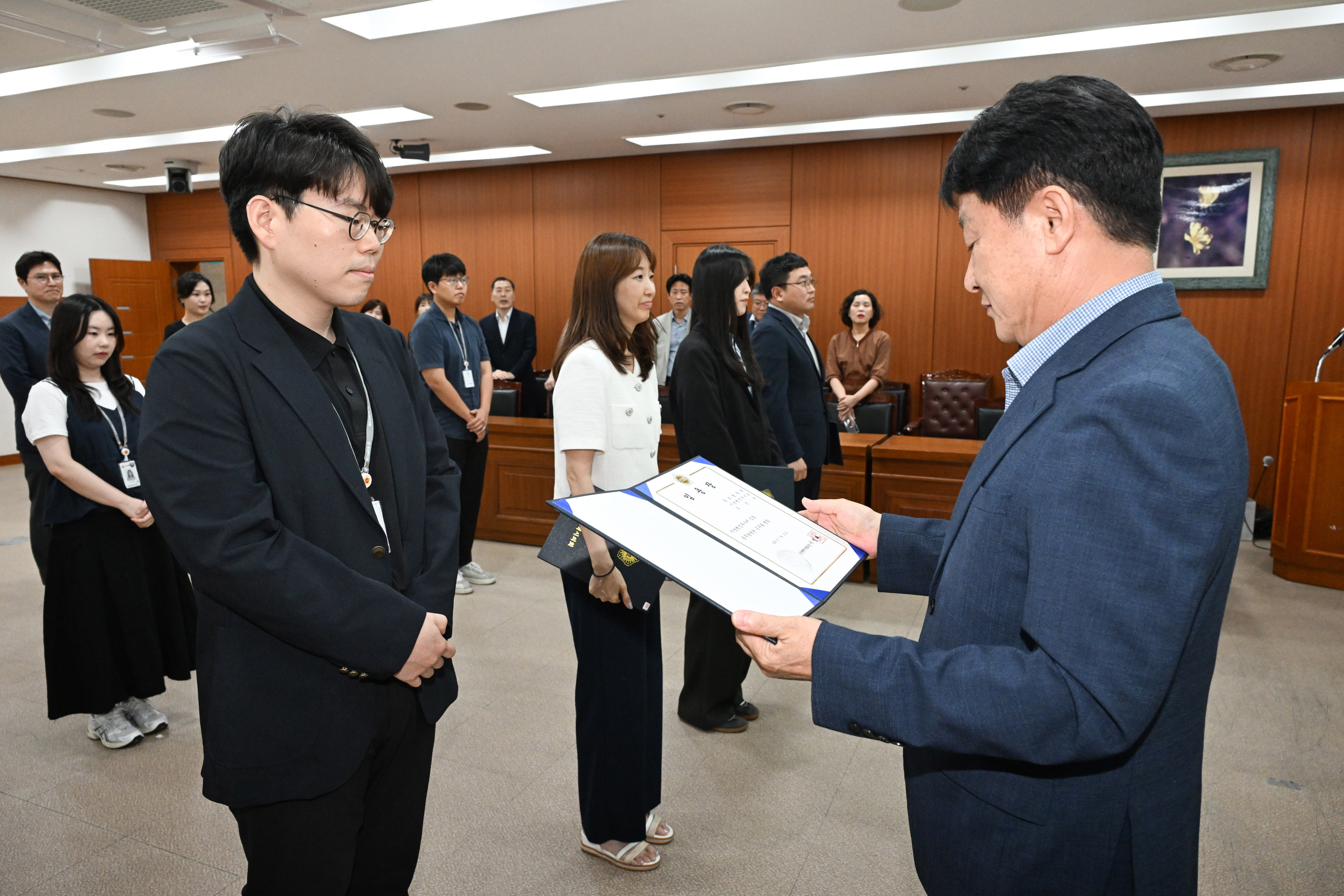 2026년 7월 정기인사 6급 이하 인사발령 임용장 수여2