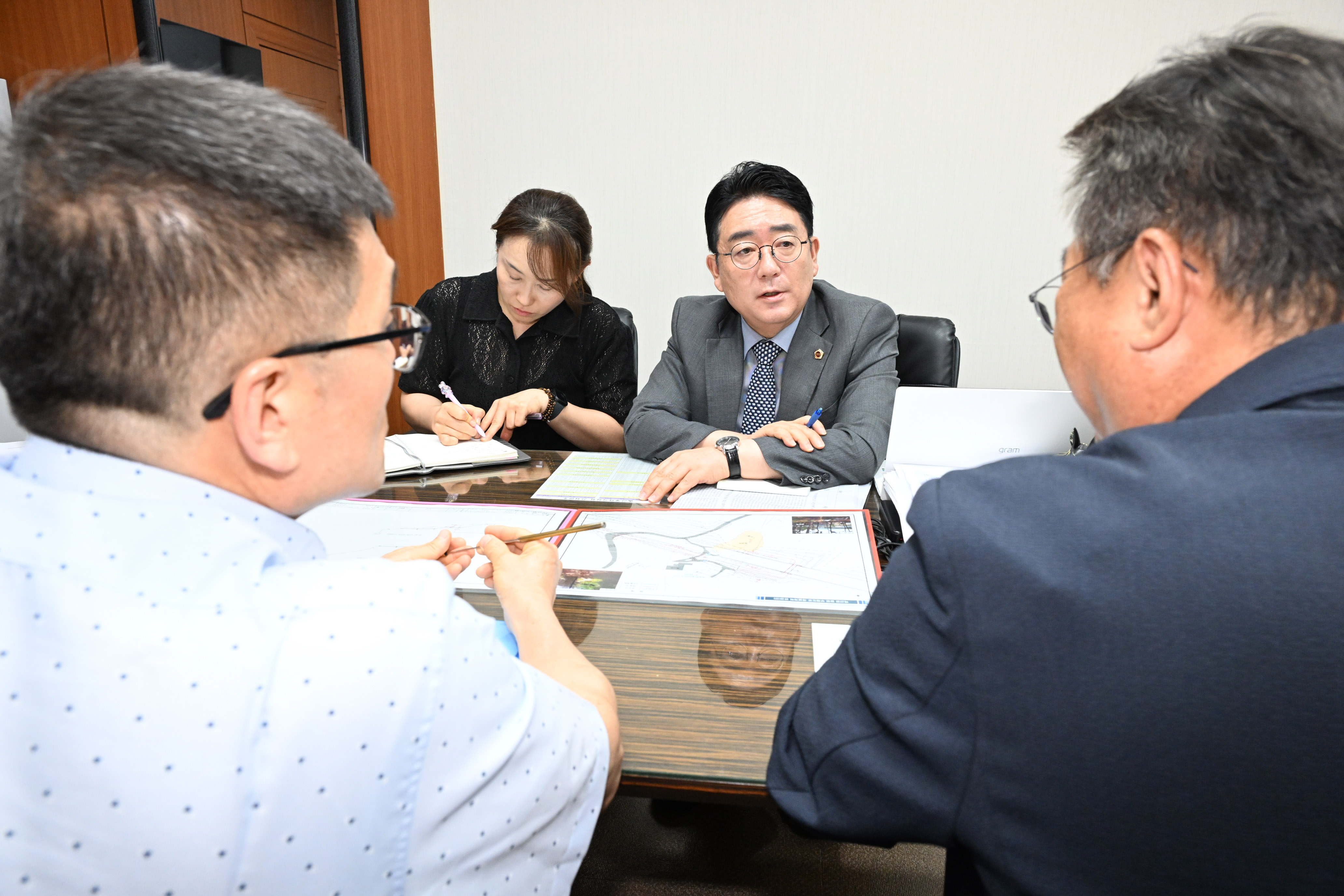 이주언 의원, 농소-강동 도로개설 민원 관련 부서 의견 청취4