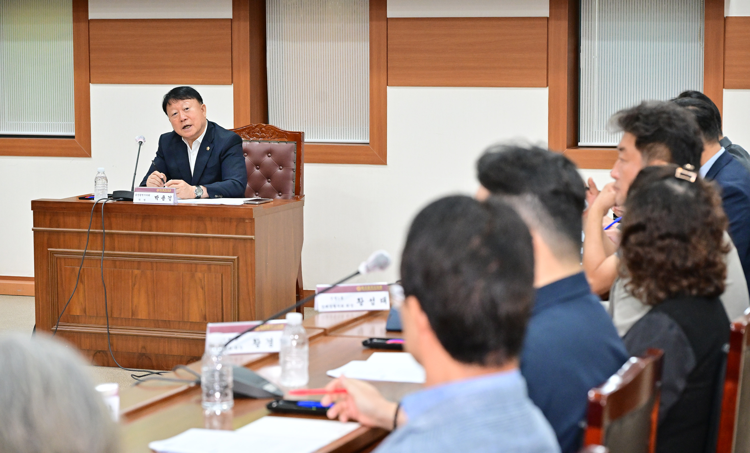 박용걸 예산결산특별위원장, 신정3 재해위험개선지구 정비사업 및 현안 청취 간담회8