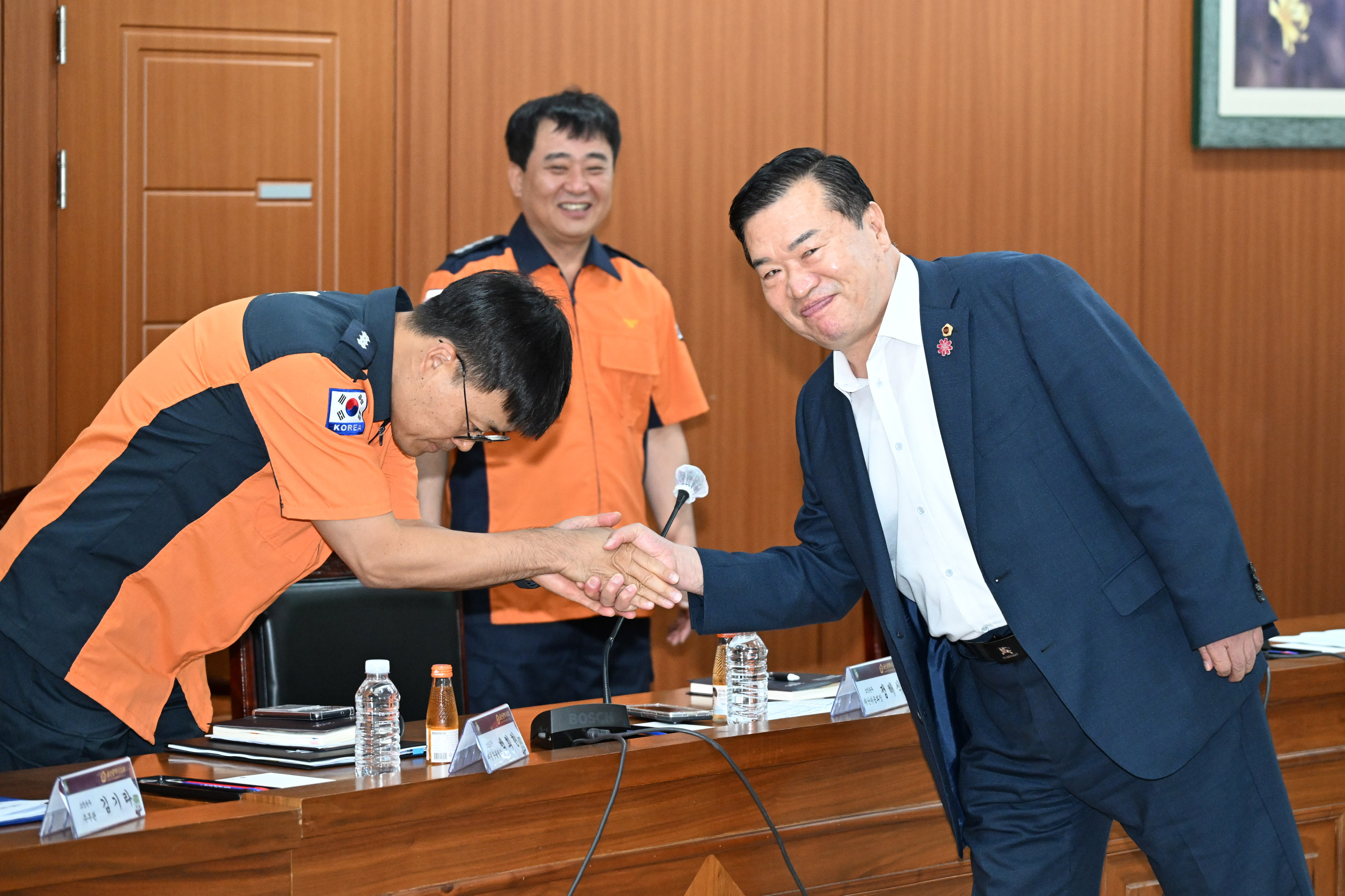 이장걸 행정자치위원장, 의용소방대연합회 활동 지원 의견 청취 간담회12