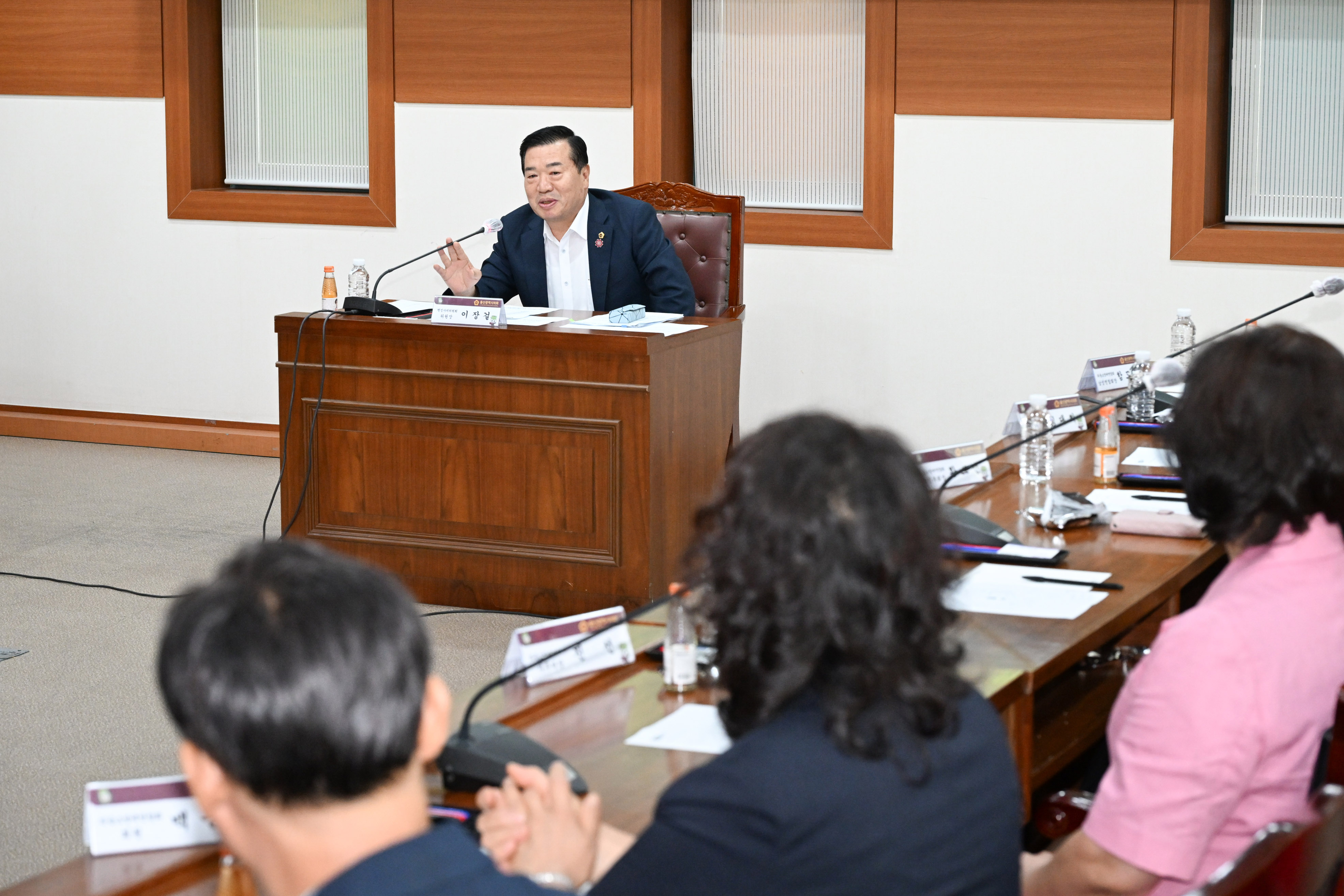 이장걸 행정자치위원장, 의용소방대연합회 활동 지원 의견 청취 간담회7