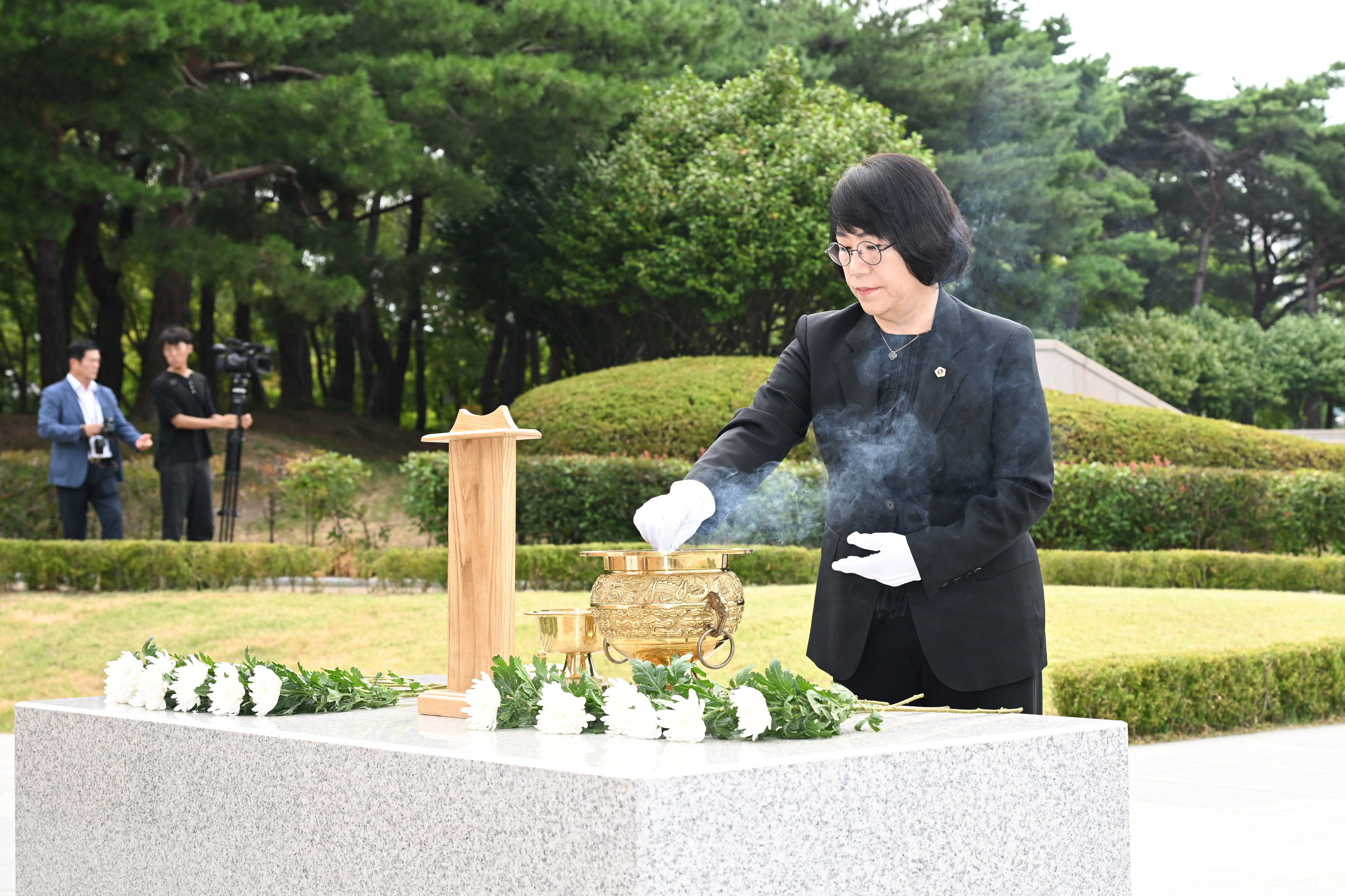 제81주년 광복절 기념 울산항일독립운동 기념탑 참배