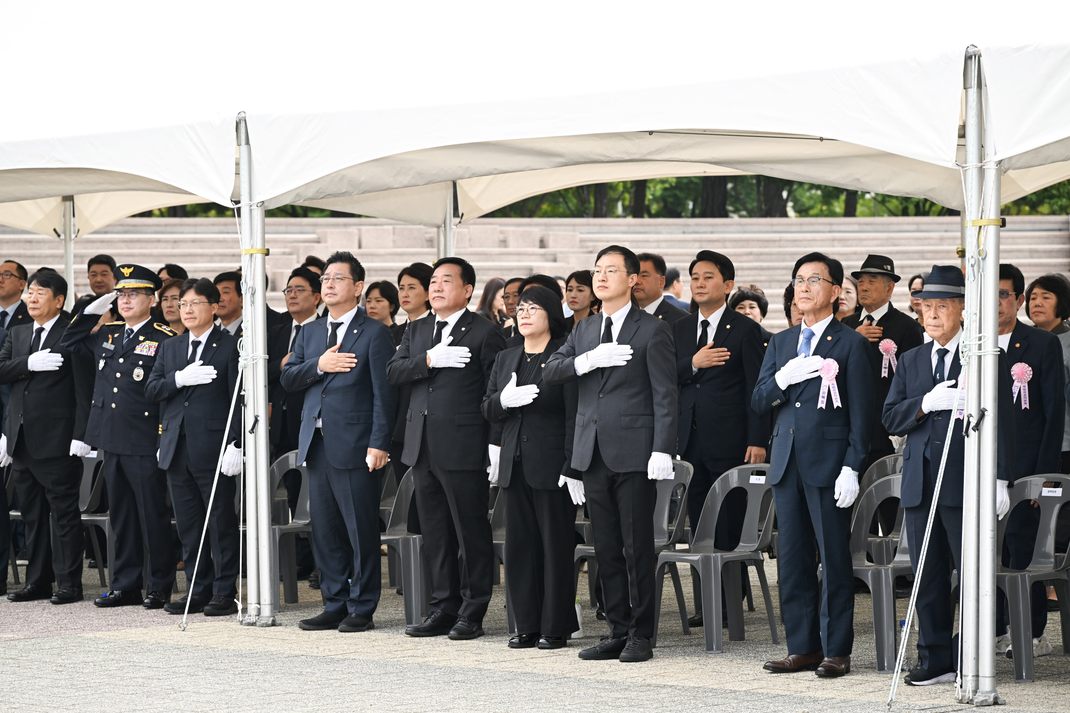 제81주년 광복절 기념 울산항일독립운동 기념탑 참배2