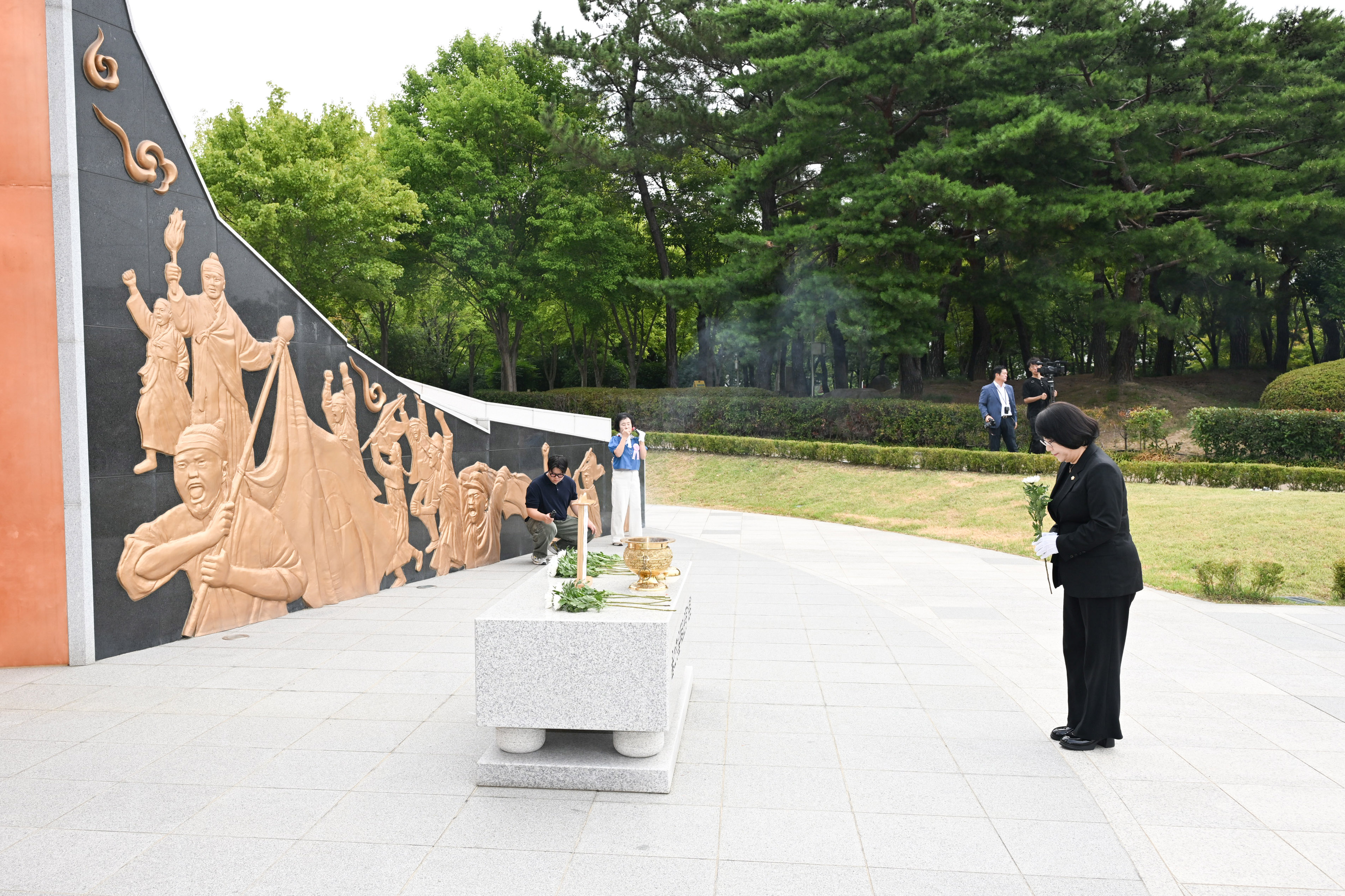 제81주년 광복절 기념 울산항일독립운동 기념탑 참배5