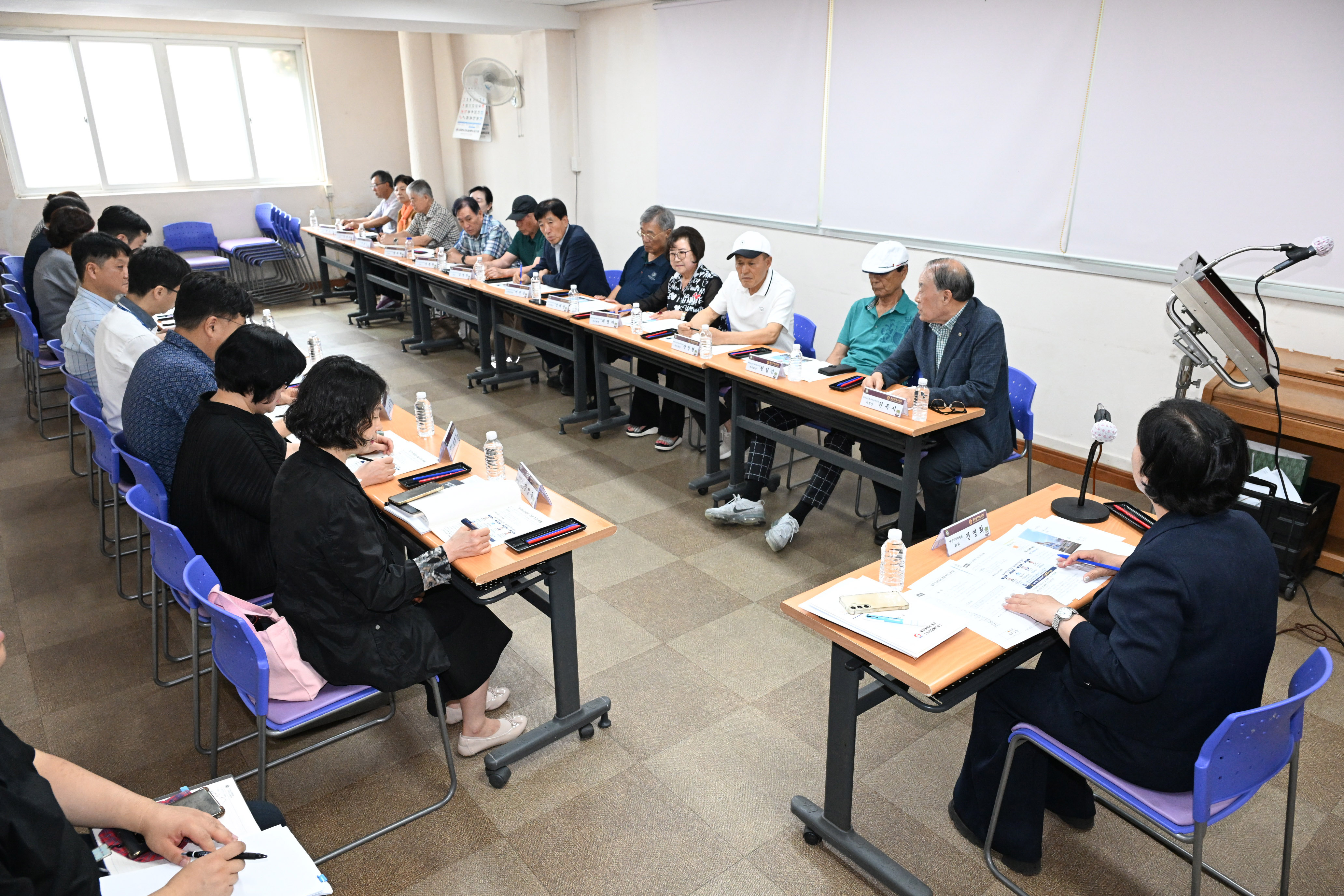 전영희 의원, 동구 노인회관 건립 현안 간담회10