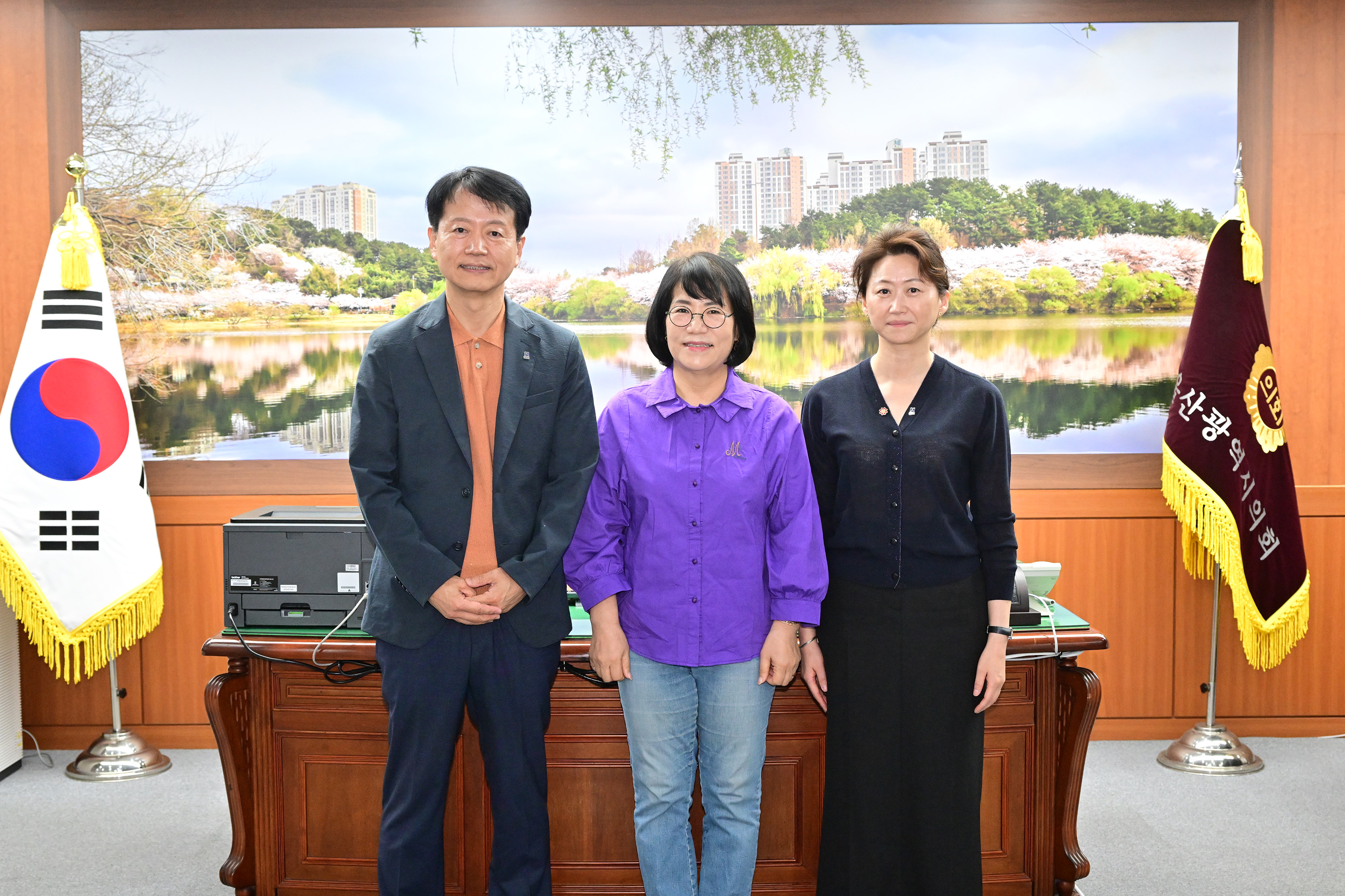이영해 의장, (재)2028울산국제정원박람회조직위원회 신임 임원진  환담4